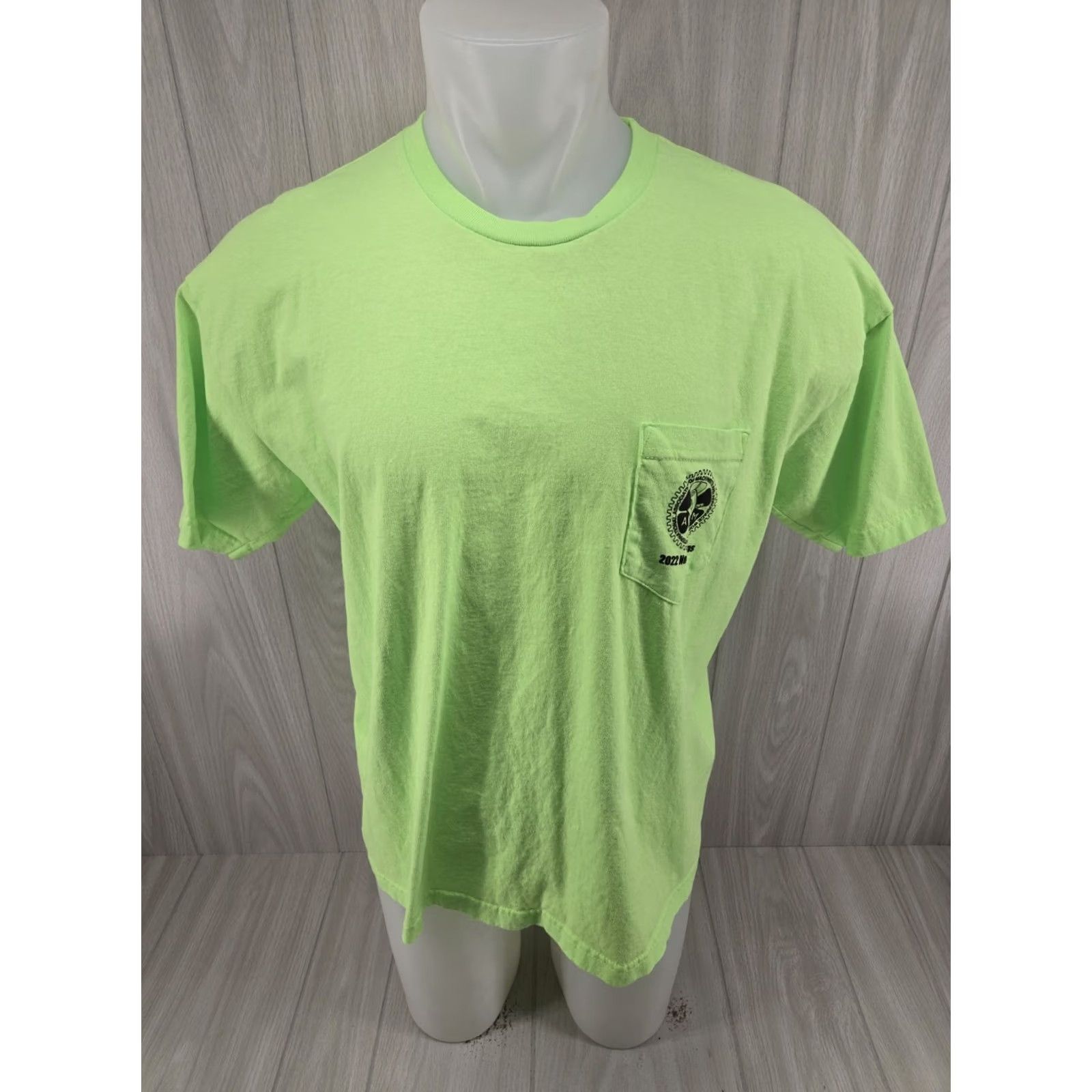 Gildan VINTAGE Gildan Heavy Cotton T-Shirt International Association of Machinists and Aerospace Workers 2022 XL Green Unisex Adults Crew Neck Short Sleeve】 Size US XL / EU 56 / 4 - 3 Thumbnail