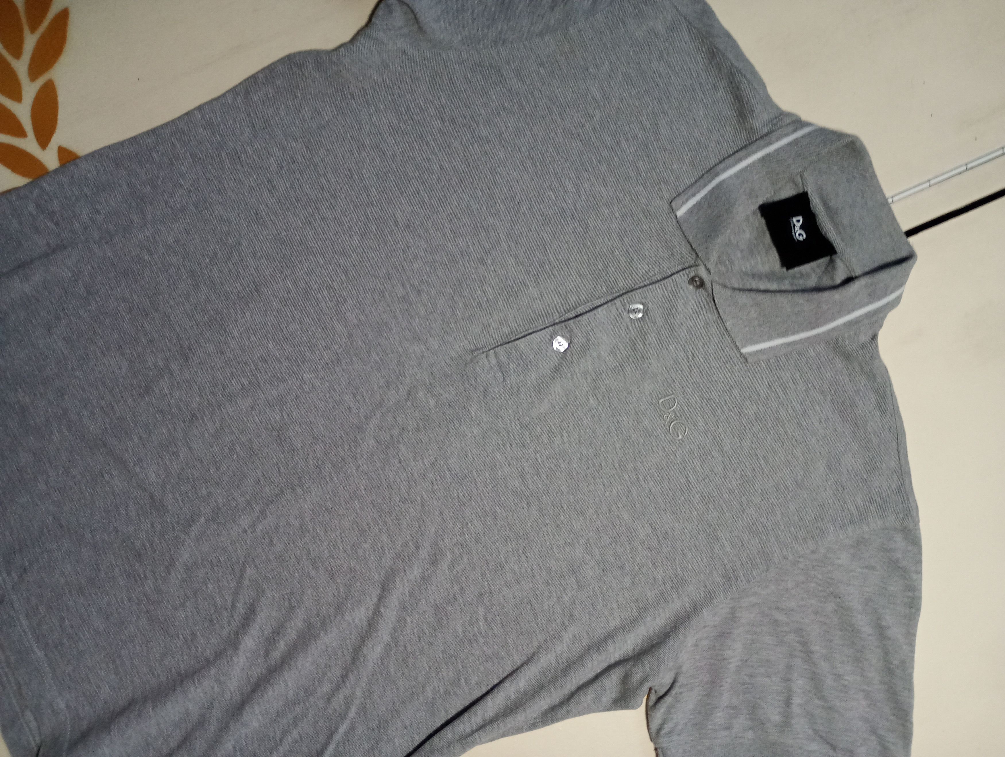 Designer × Dolce & Gabbana Dolce & Gabbana Polo Shirt Vintage 90's Size US L / EU 52-54 / 3 - 4 Thumbnail