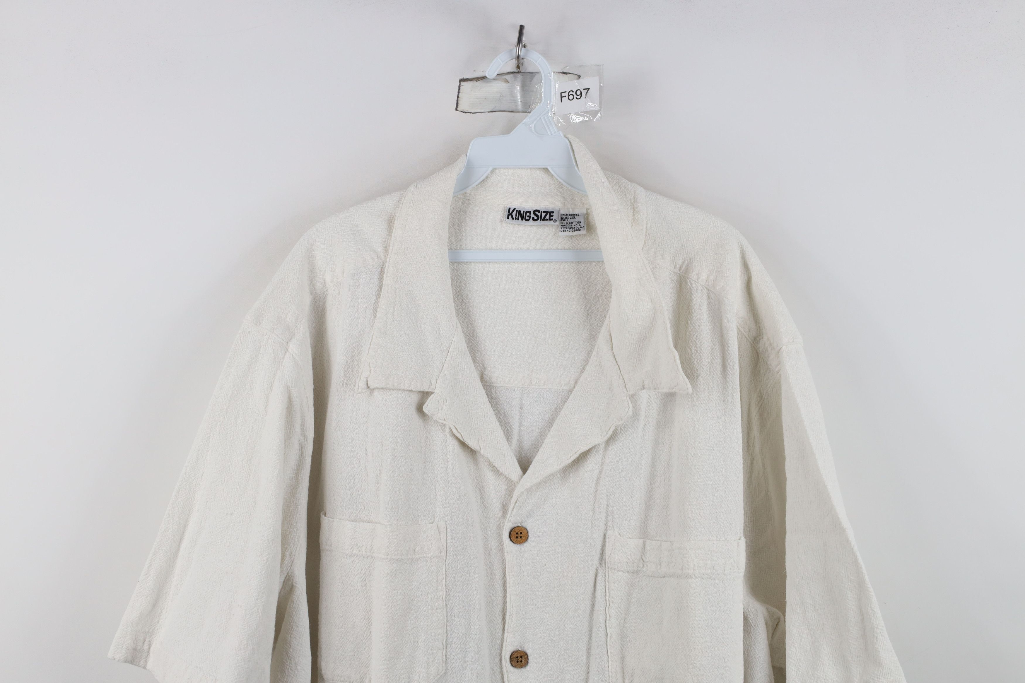 Vintage Vintage 90s Streetwear Camp Collar Short Sleeve Button Shirt Size US XXL / EU 58 / 5 - 2 Thumbnail