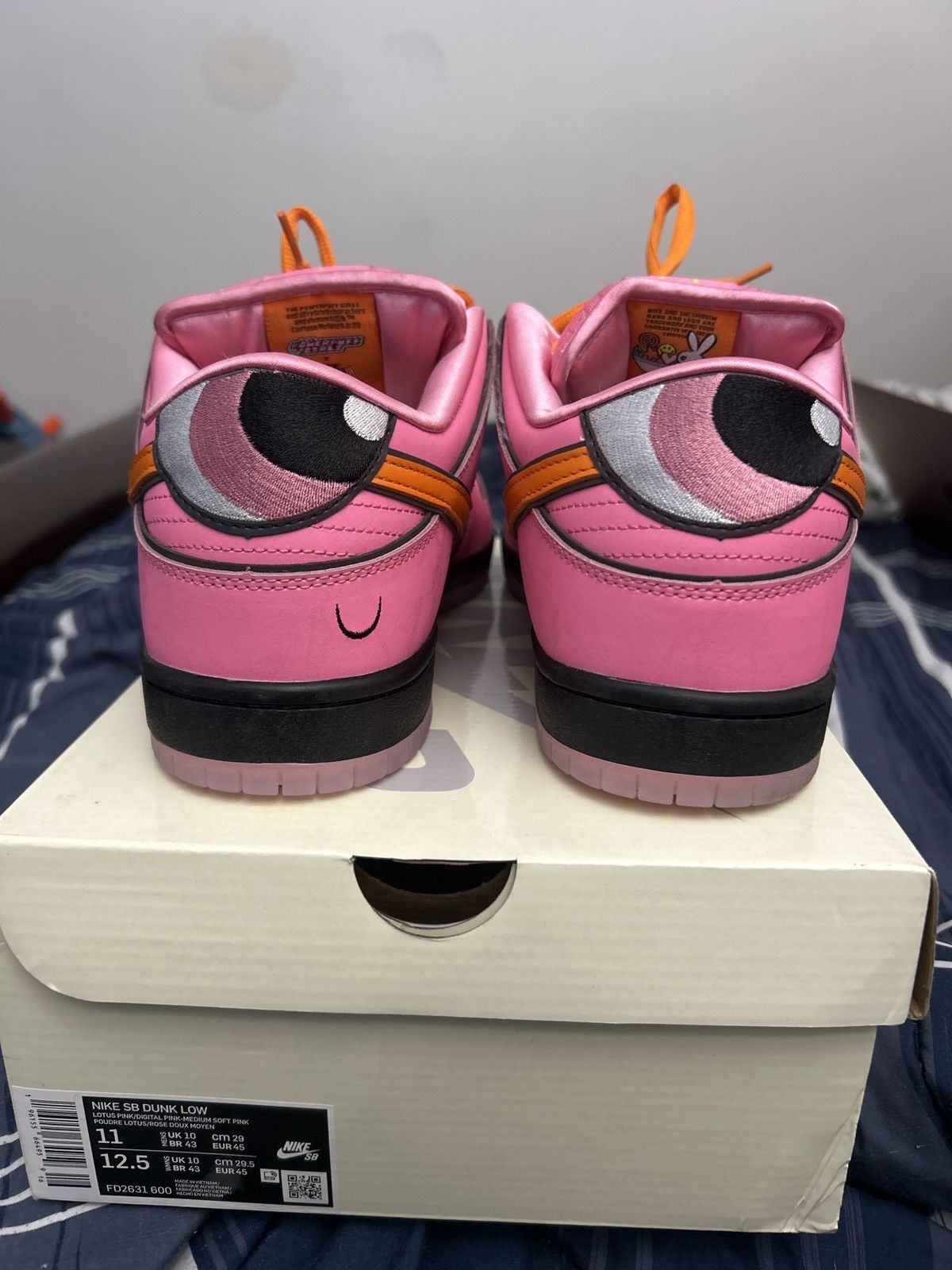 Nike Nike SB Dunk x Powerpuff Girls ‘Blossom’ Size US 11 / EU 44 - 2 Thumbnail