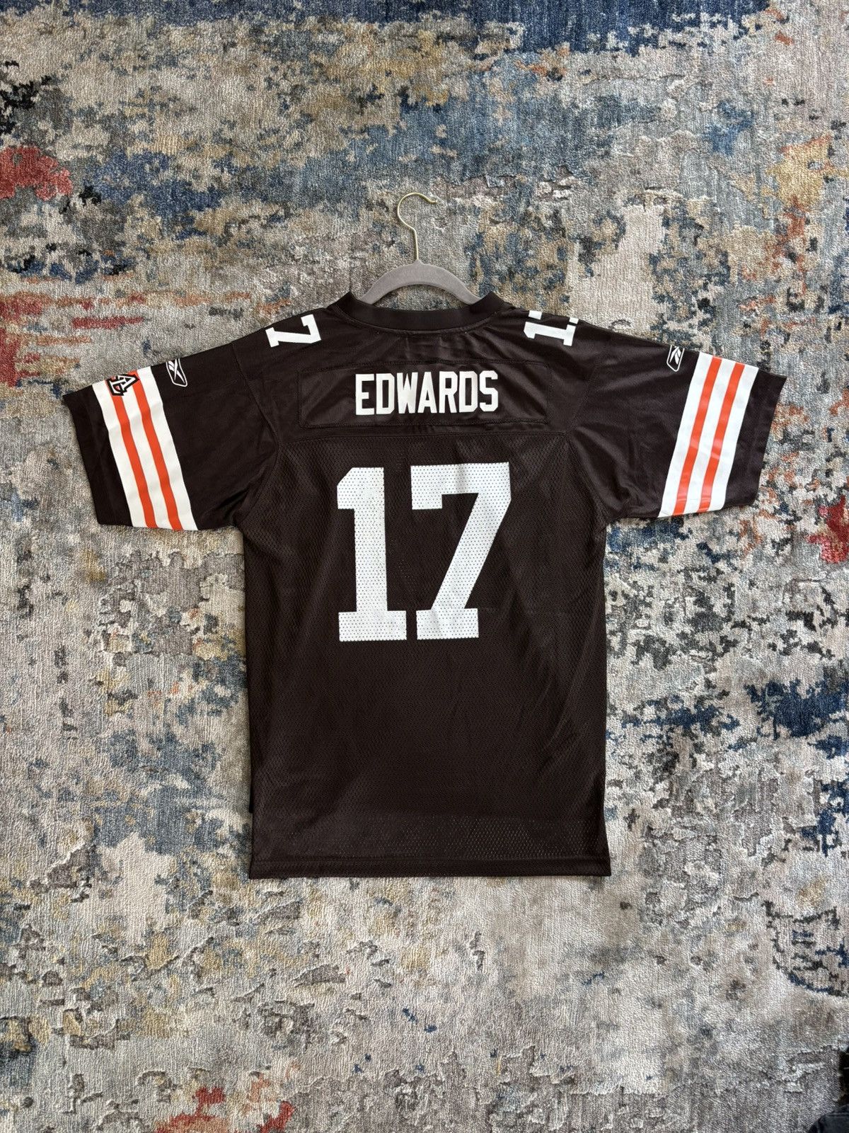 Reebok Large Vintage Reebok Braylon Edwards Cleveland Brown Jersey Size US L / EU 52-54 / 3 - 2 Thumbnail