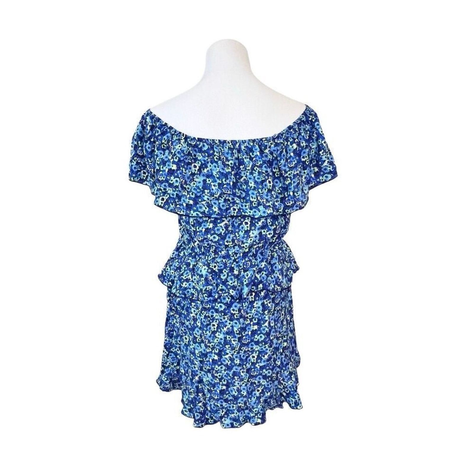 Zara Zara Tiered Blue Floral Cottagecore Jumpsuit Romper MEDIUM Size M / US 6-8 / IT 42-44 - 5 Thumbnail