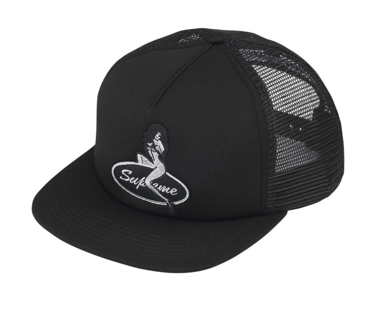 Supreme® Vaquero Mesh Back 5-Panel Black Supreme Vaquero Mesh Back 5-Panel Black - SS25 - US