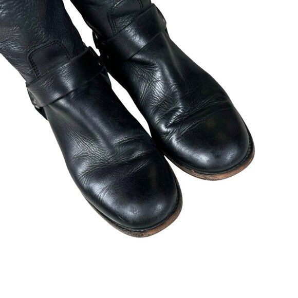 Frye Frye #76850 Phillip Harness Womens Black Knee High Leather R Size US 6.5 / IT 36.5 - 3 Thumbnail