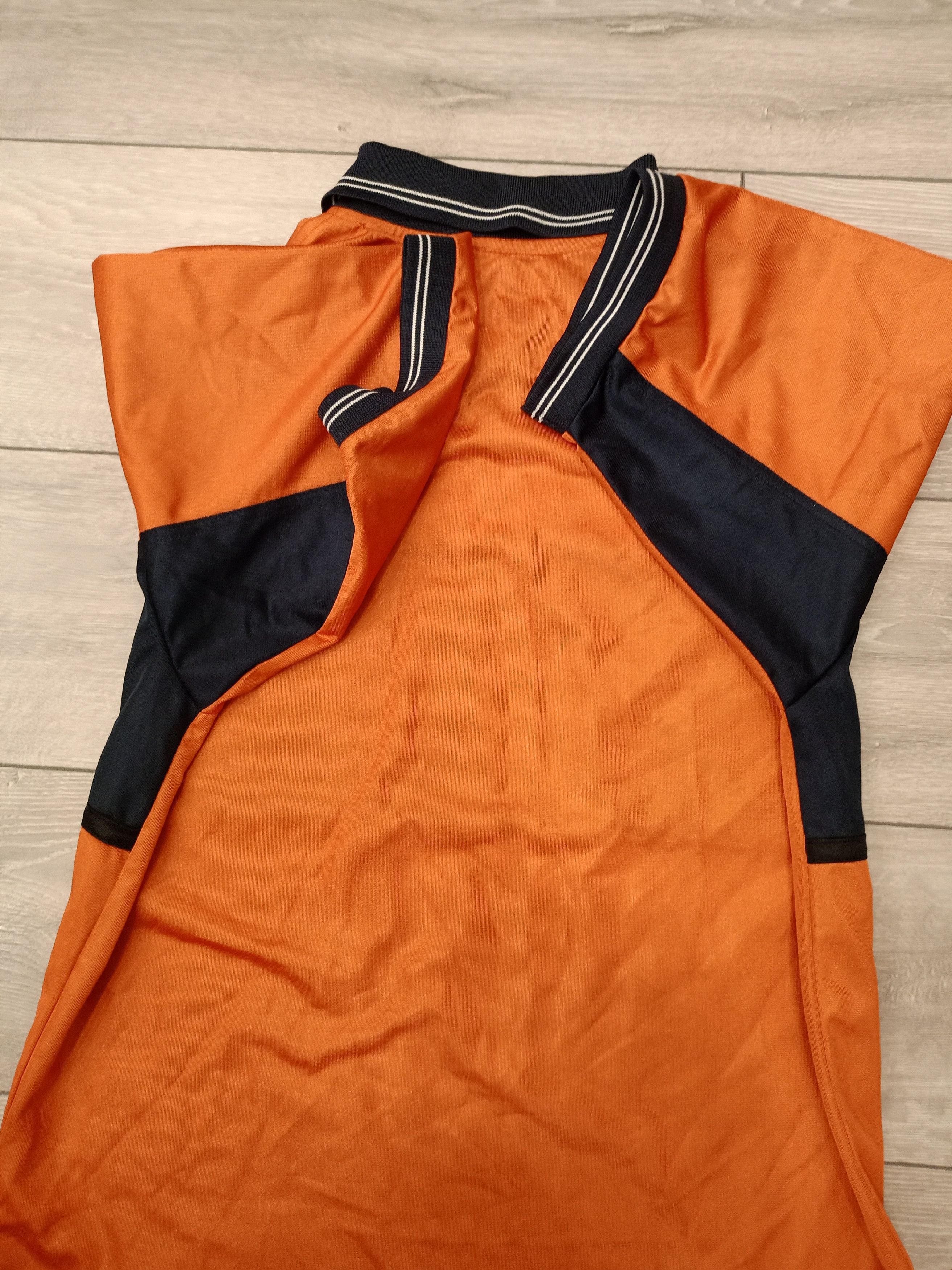 Nike Vintage Nike Teamwear Jersey - Orange & Navy - Early 2000s Size US M / EU 48-50 / 2 - 8 Thumbnail