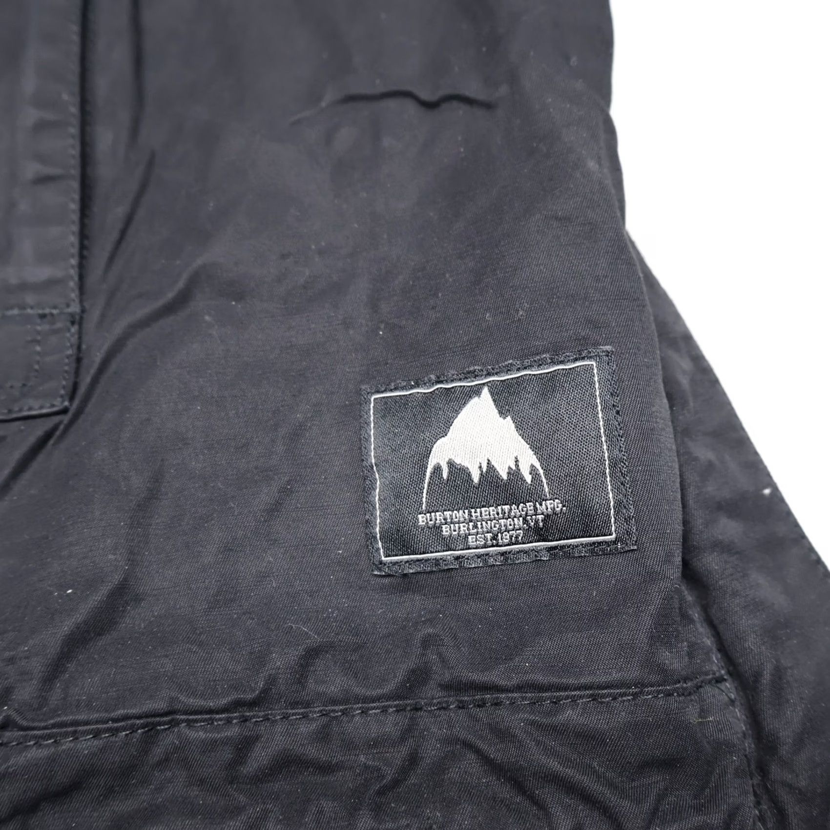 Burton VINTAGE Burton Heritage Jacket Mens Large Black Pullover Anorak Ski Snow Side Zip 2L Size US L / EU 52-54 / 3 - 4 Thumbnail