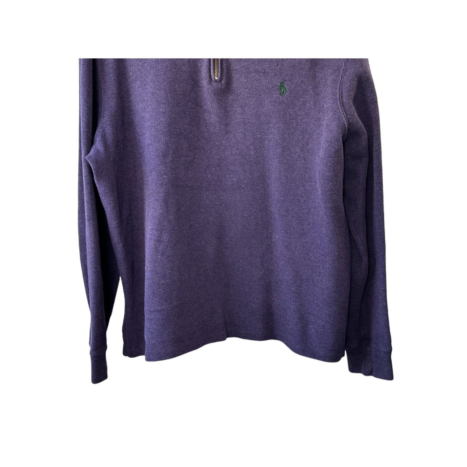 Ralph Lauren Polo Ralph Lauren Purple 1/4 Zip Pullover Sweater Men's L Size US L / EU 52-54 / 3 - 3 Thumbnail