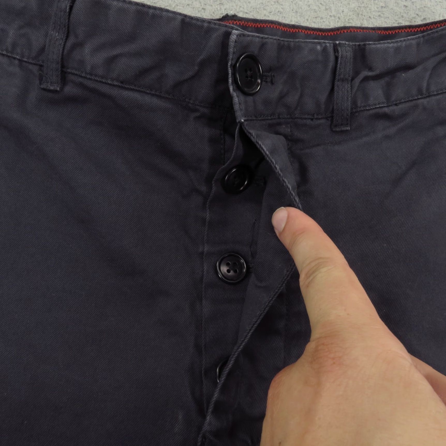 Alex Mill VINTAGE? (No) Alex Mill Shorts Mens 28 Navy Blue Garment Dyed Twill Chino Utility Flap Pocket Size US 28 / EU 44 - 6 Thumbnail