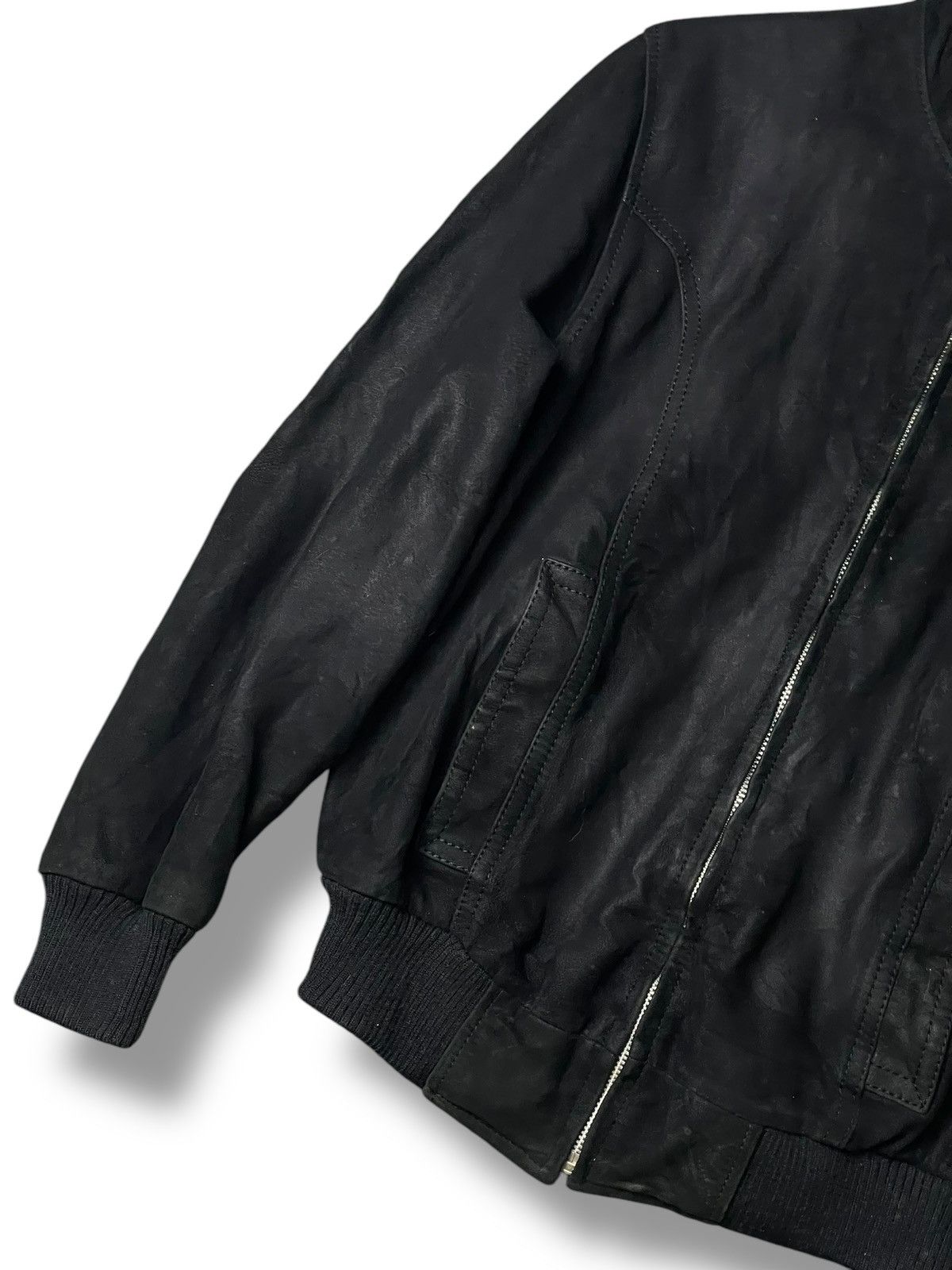 Japanese Brand × Vintage Angel Leather Double Pocket Zipper Jacket (107) Size US L / EU 52-54 / 3 - 4 Thumbnail