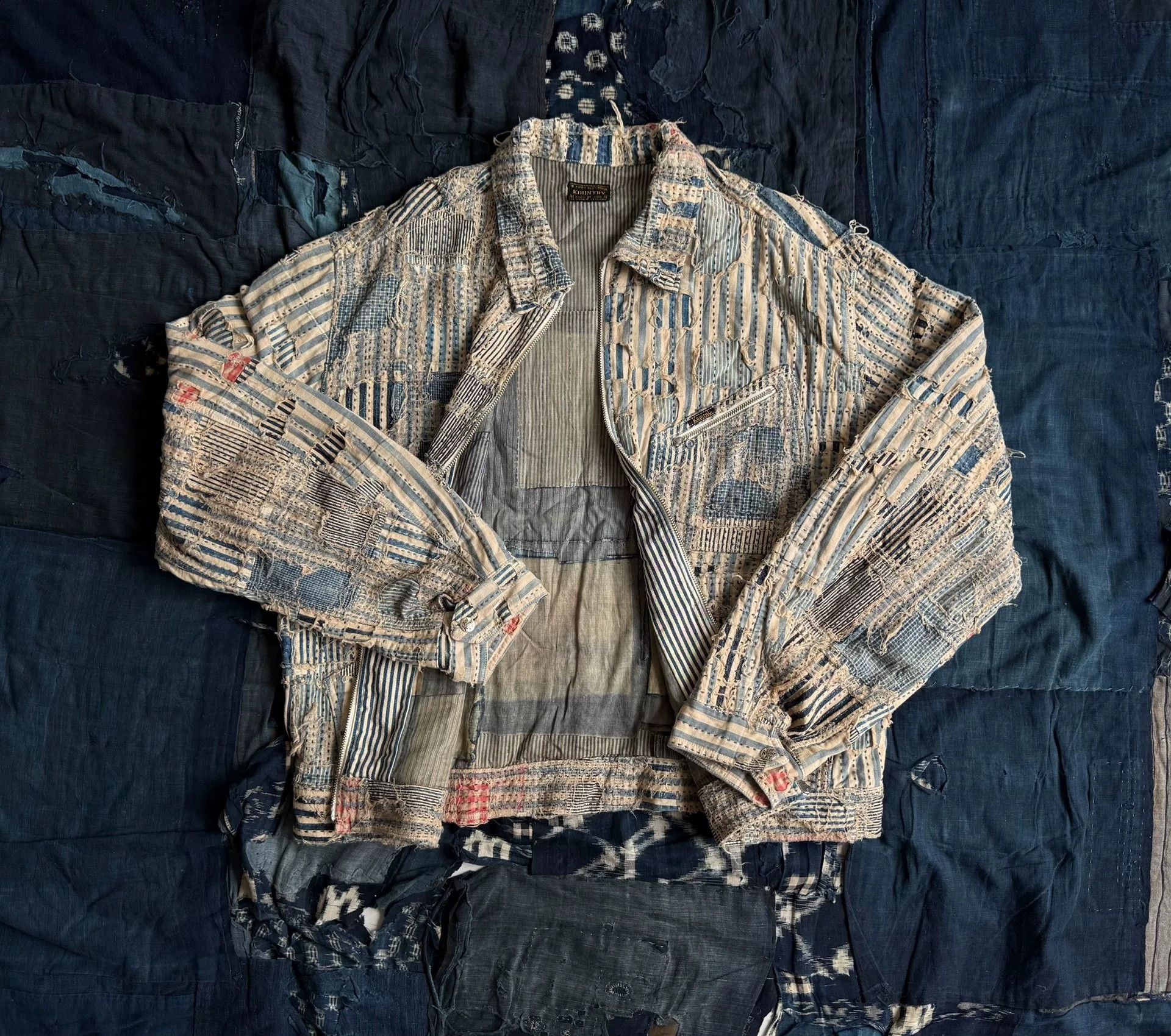 Kapital Kapital 25SS Liberty Boro Zip Jacket Size US XL / EU 56 / 4 - 2 Thumbnail