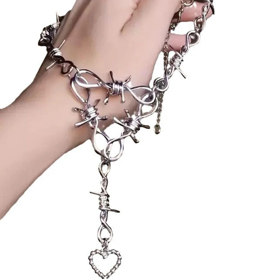 Other Y2k Punk Thorn Love Pendant Necklace Size ONE SIZE - 3 Thumbnail