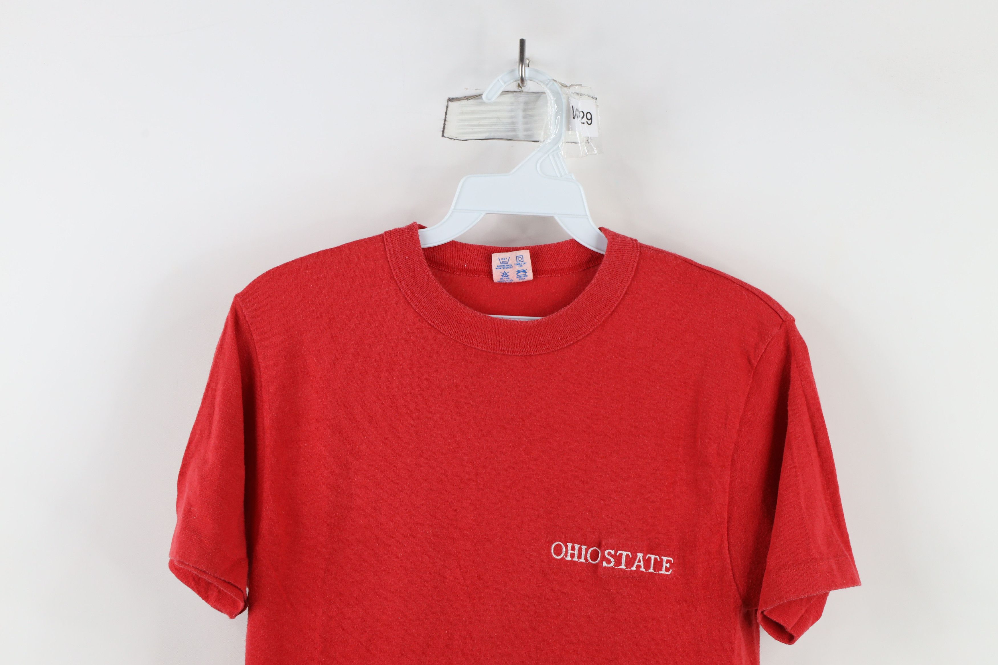 Champion × Vintage Vintage 80s Champion Ohio State University T-Shirt Red USA Size US M / EU 48-50 / 2 - 2 Thumbnail