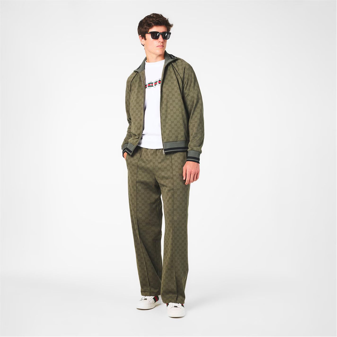 Gucci o1g2r1mq0426 Open Relaxed Tracksuit Sweatpants & Joggers Size US 34 / EU 50 - 5 Thumbnail
