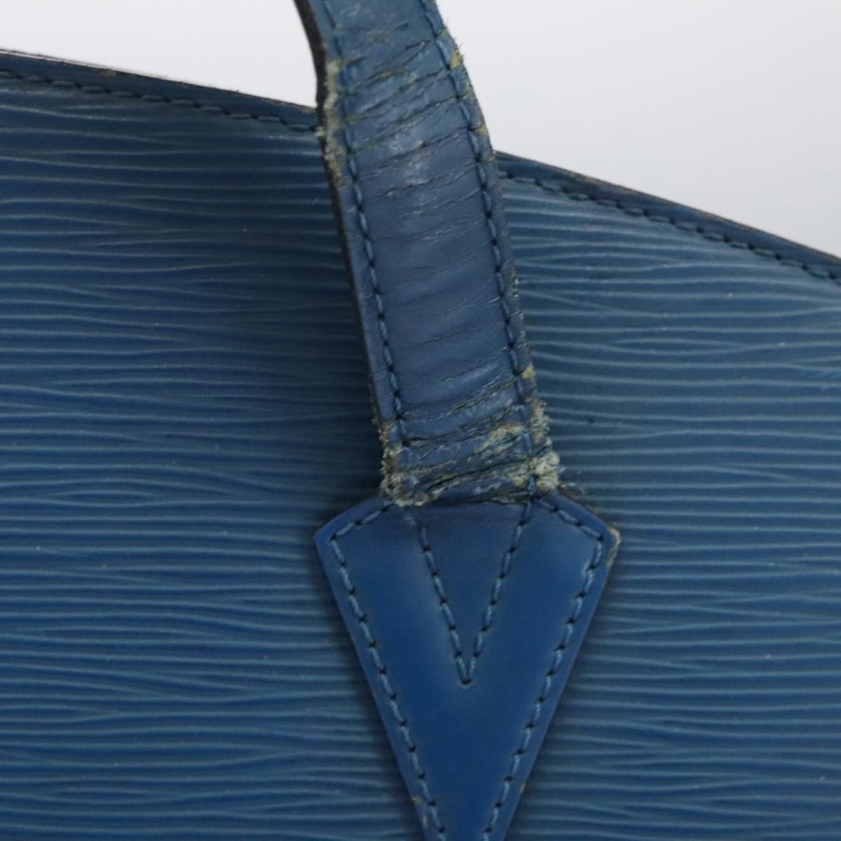 Louis Vuitton LOUIS VUITTON Epi Saint Jacques Shopping Shoulder Bag Blue Size ONE SIZE - 4 Thumbnail