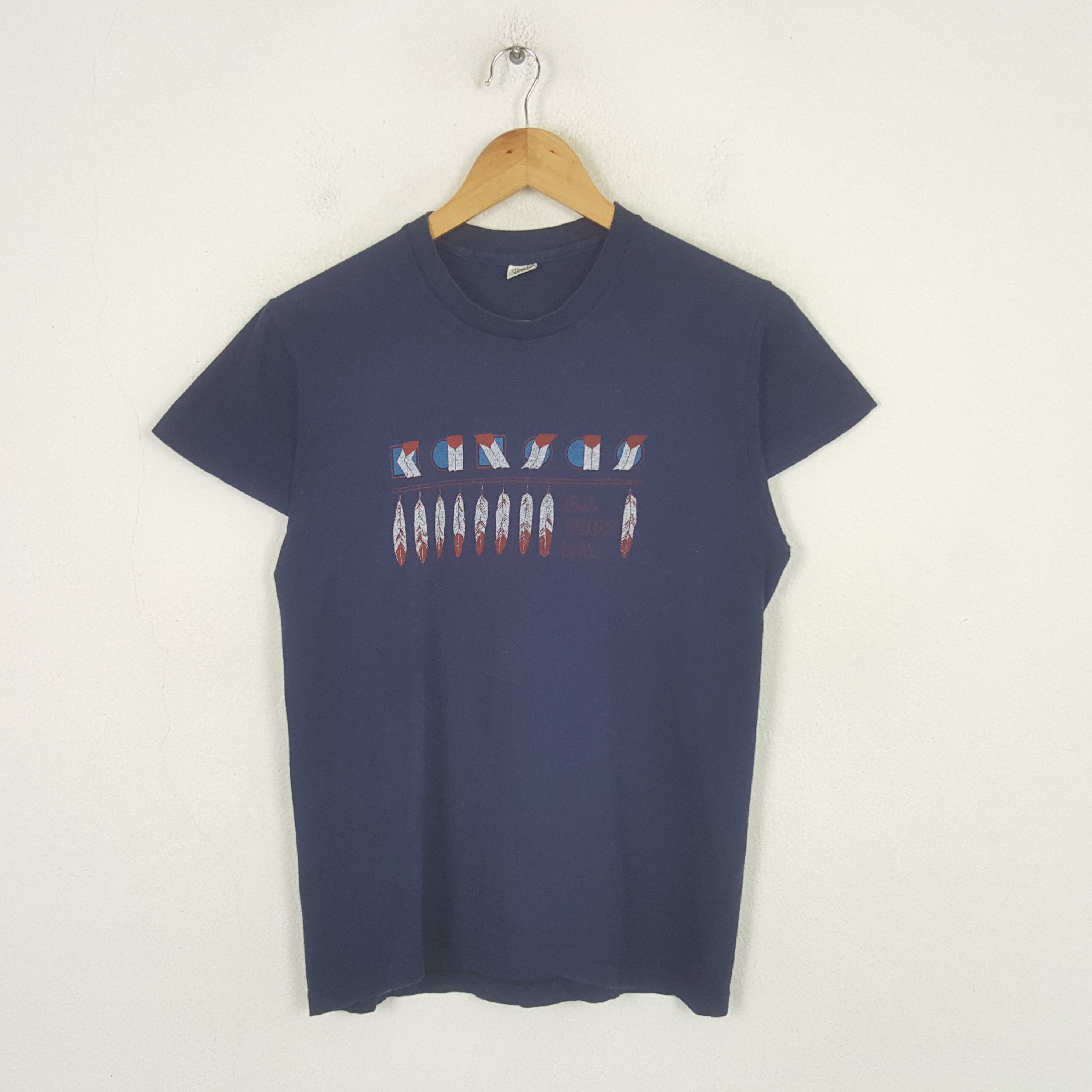 Vintage Vintage 90's Kansas Rock Band DB Sound JBL Tshirt RR28 Size US S / EU 44-46 / 1 - 3 Thumbnail