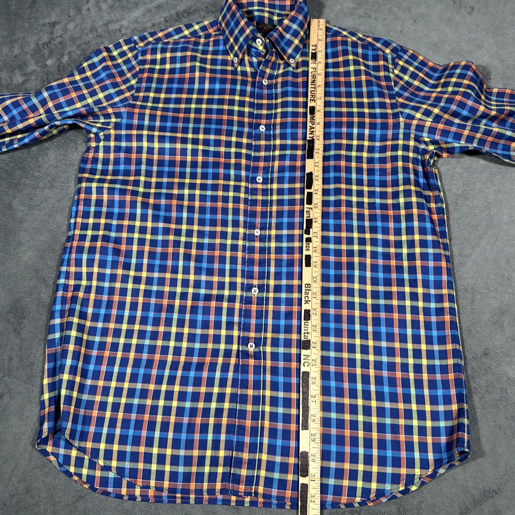 Paul & Shark Paul & Shark Yachting Shirt Mens XL Blue Multicolor Plaid Button Down Cotton Size US L / EU 52-54 / 3 - 7 Thumbnail