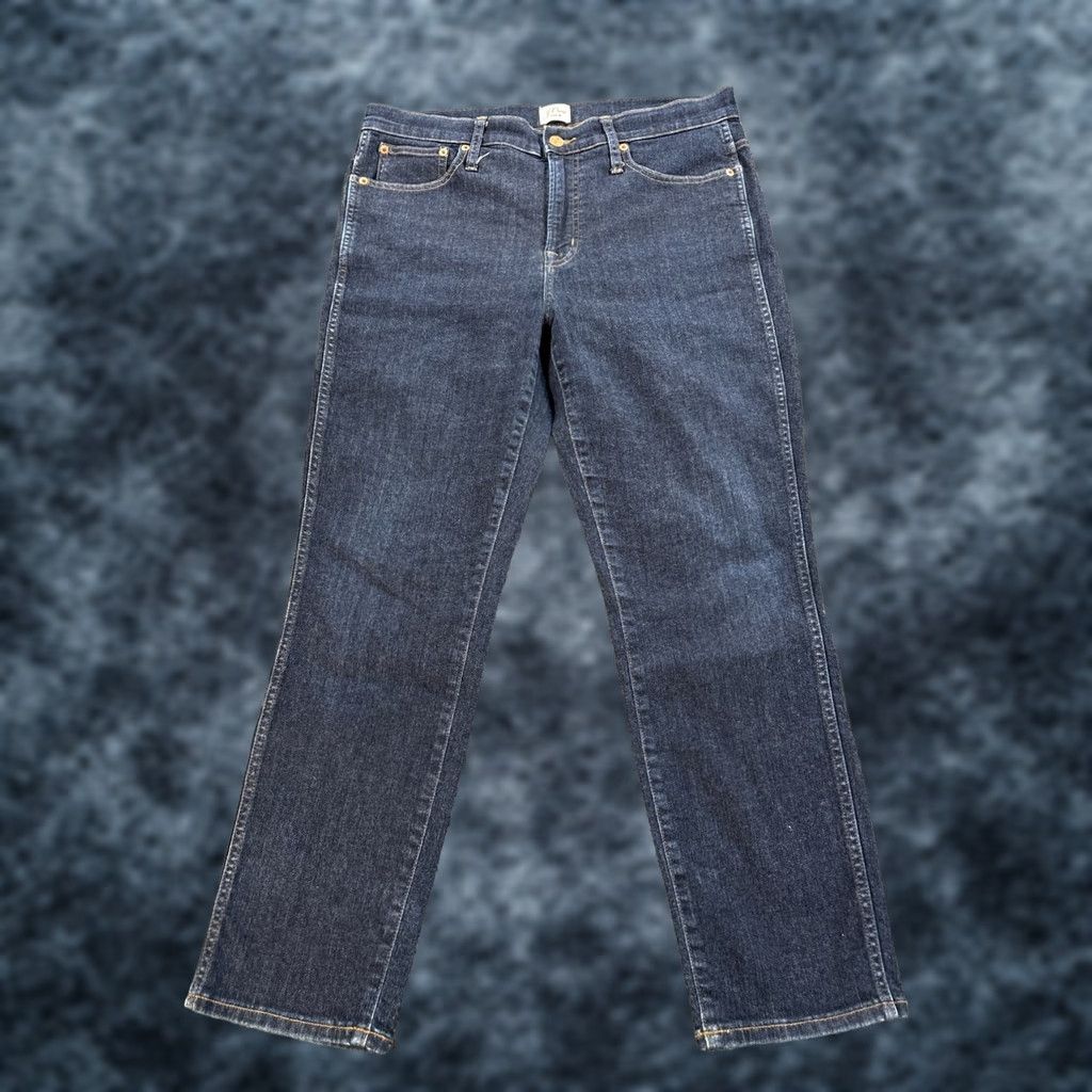 J.Crew VINTAGE J. Crew Jeans Women's Dark Wash Straight 31 9" Blue Size 31 Size 24" / US 00 / IT 34 - 1 Thumbnail