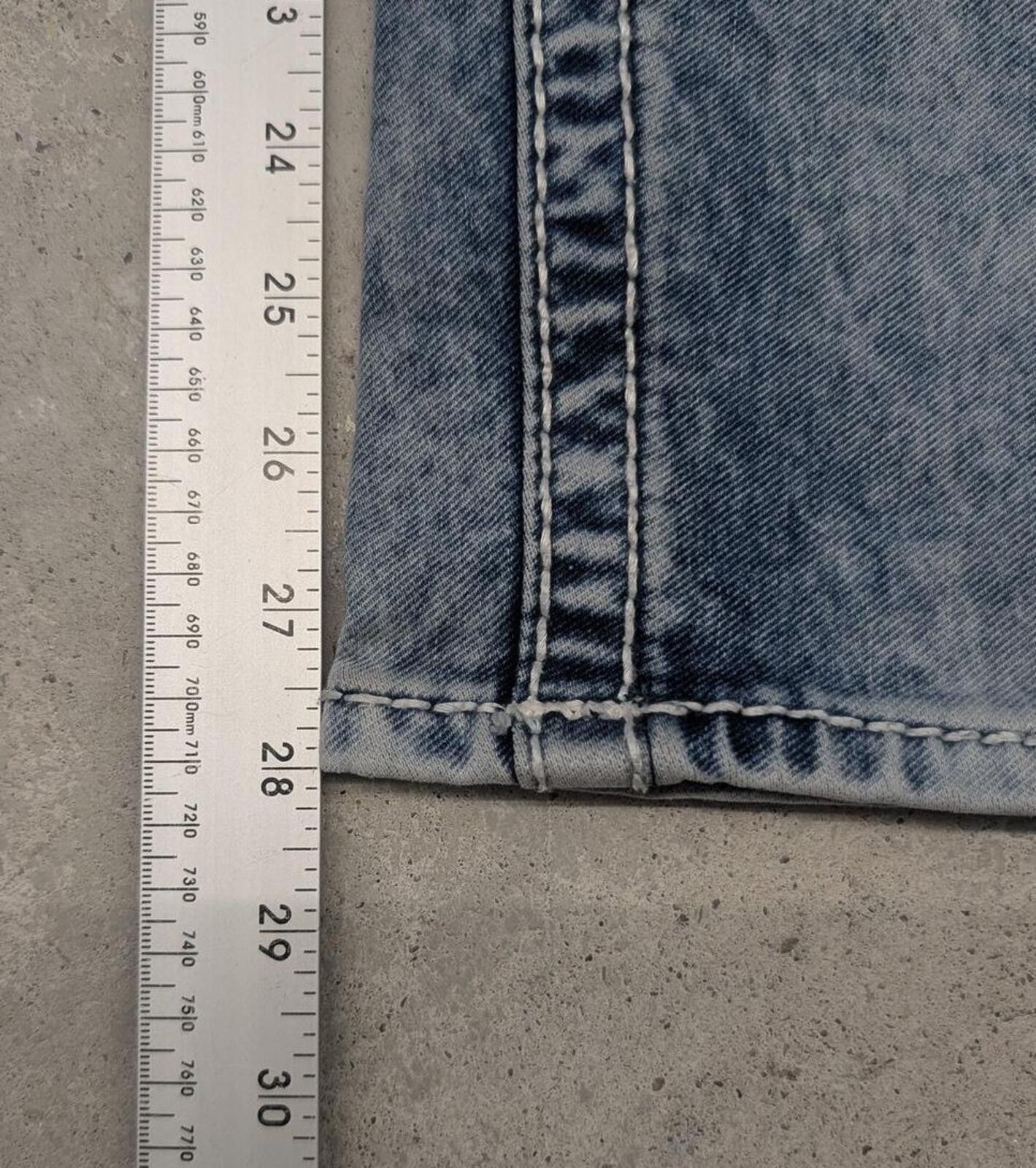 True Religion Y2K True Religion Tapered Fit Washed Blue Denim Jeans Size US 36 / EU 52 - 4 Thumbnail