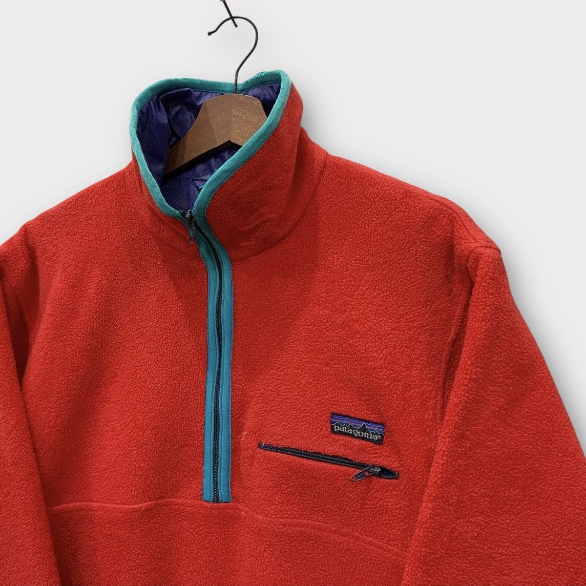 Patagonia VINTAGE 90s PATAGONIA GLISSADE HALF ZIP NYLON FLEECE JACKET Size US M / EU 48-50 / 2 - 10 Thumbnail