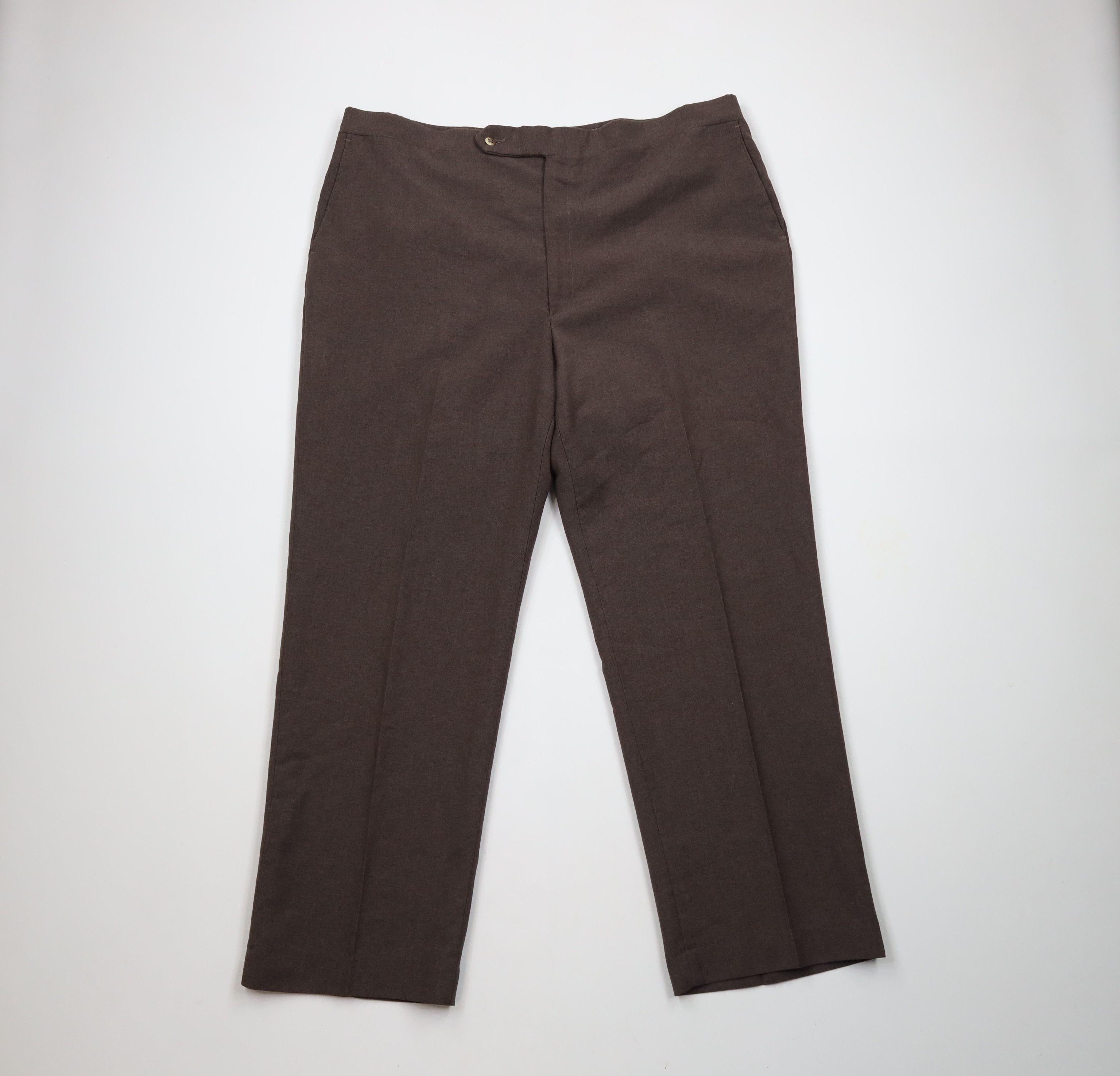 Vintage Vintage 70s Streetwear Wide Leg Chino Pants Trousers USA Size US 42 / EU 58 - 1 Thumbnail