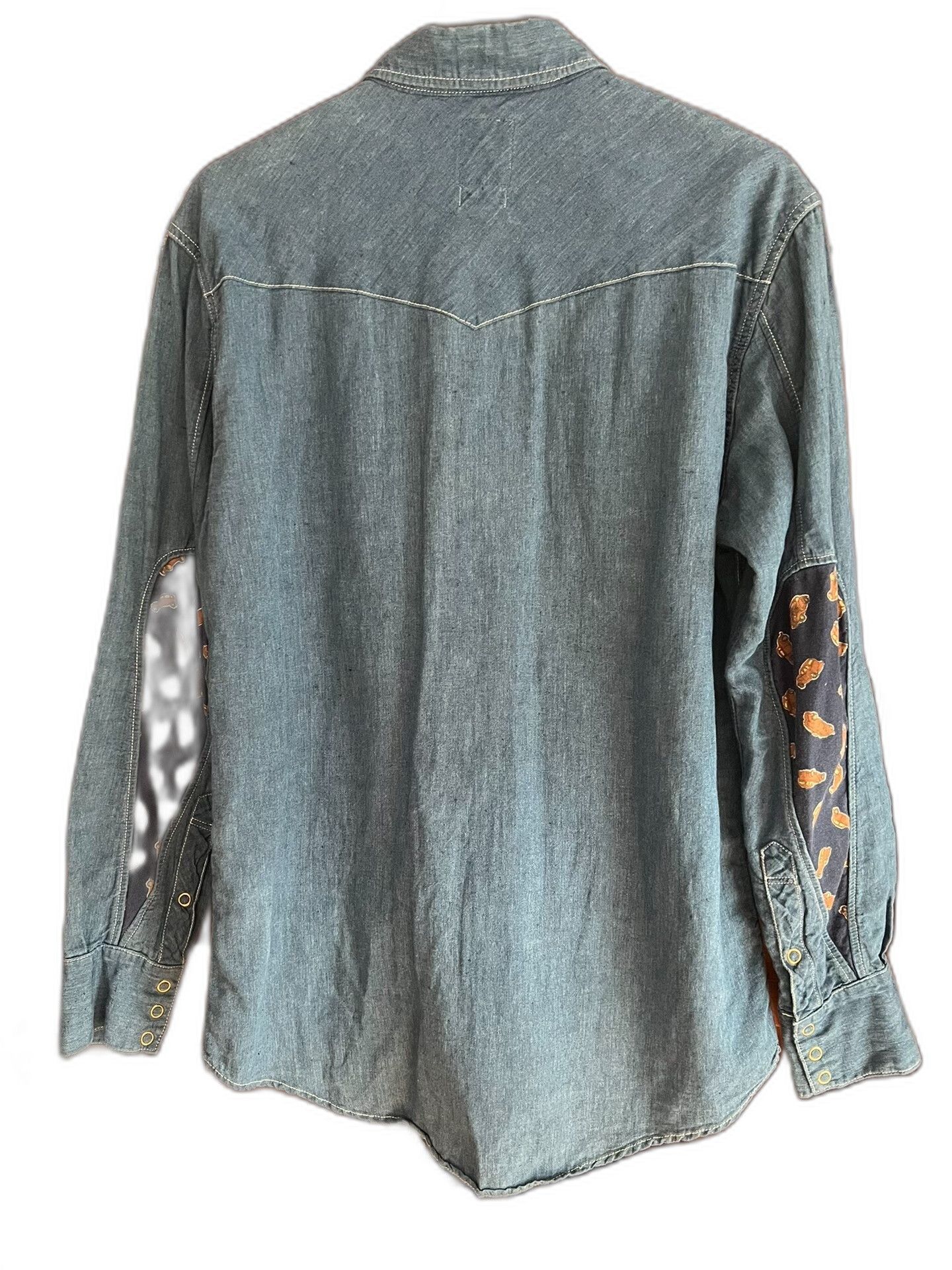 Visvim visvim 2015 Indigo Selvedge Cotton-Linen Shirt Size US M / EU 48-50 / 2 - 1 Thumbnail