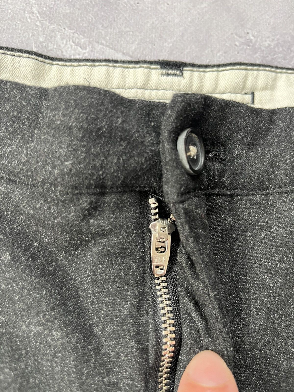 Prada Prada Women's Wool Pants Trousers Grey Size 42 Size 28" / US 6 / IT 42 - 5 Thumbnail