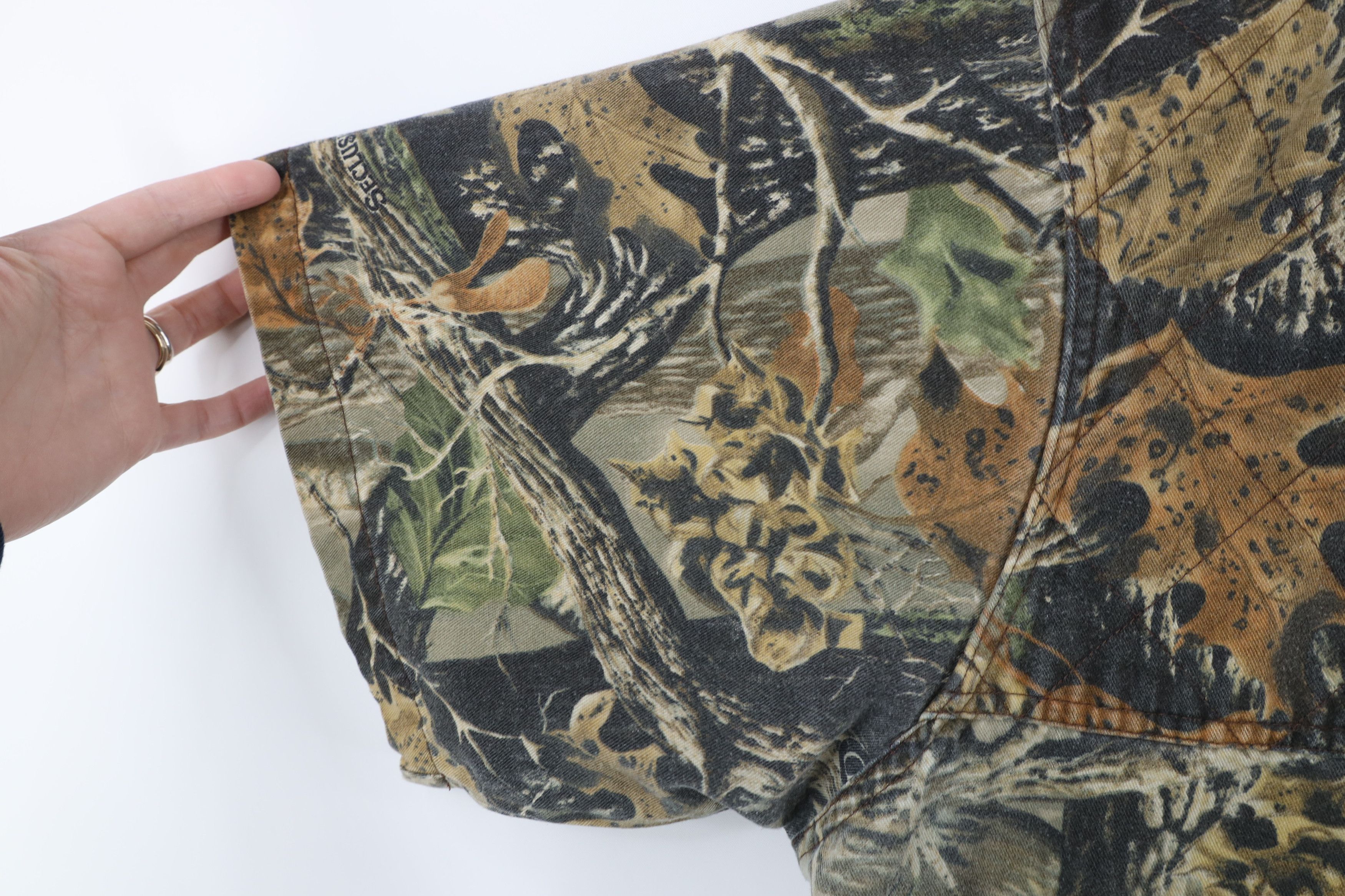 Cabelas × Vintage Vintage Cabelas Seclusion Camouflage Shooting Button Shirt Size US XXL / EU 58 / 5 - 7 Thumbnail