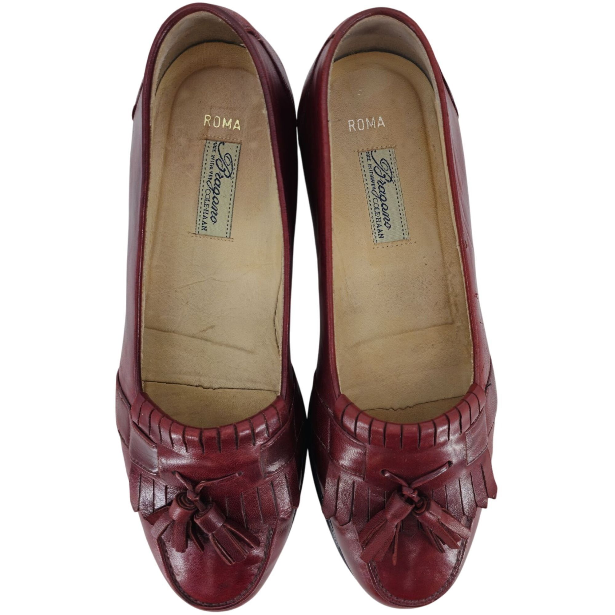 Bragano Vintage Bragano Cole Haan Burgundy Leather Dress Shoes Men 9 Size US 9 / EU 42 - 8 Thumbnail