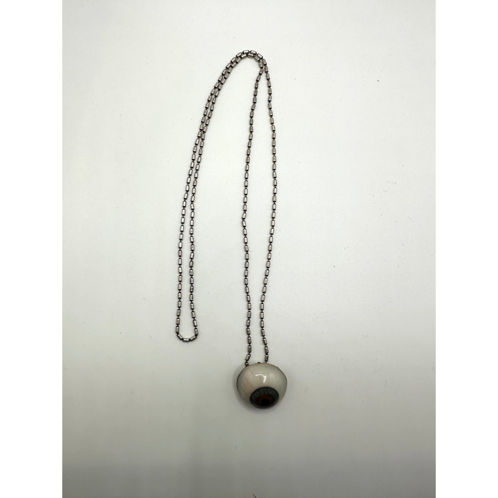 Carol Christian Poell Carol Christian Poell Prosthetic eye silver chain necklace Size ONE SIZE - 4 Thumbnail
