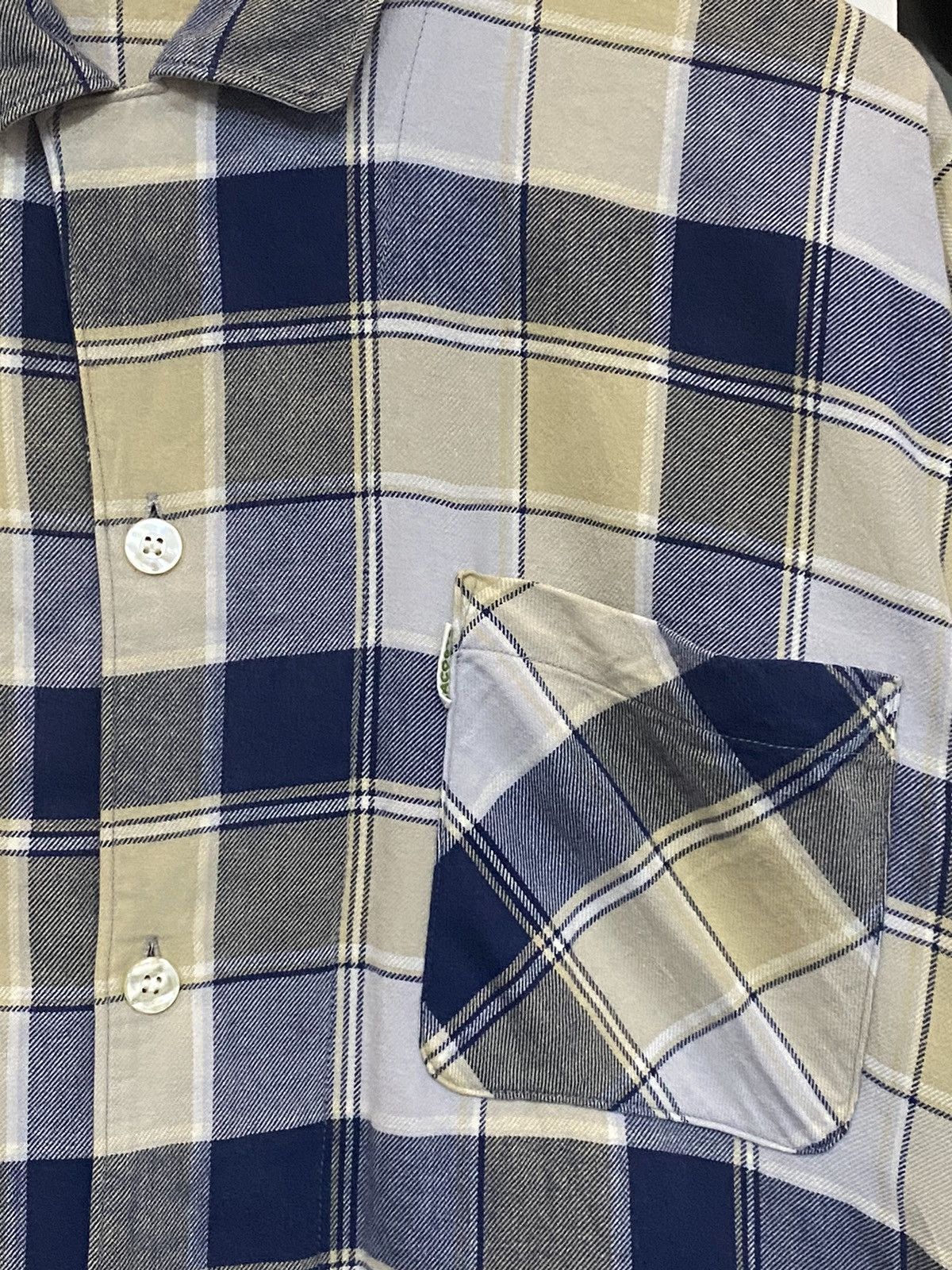 Flannel × Lacoste × Vintage Vintage Chemise Lacoste Nightwear Size US L / EU 52-54 / 3 - 6 Thumbnail