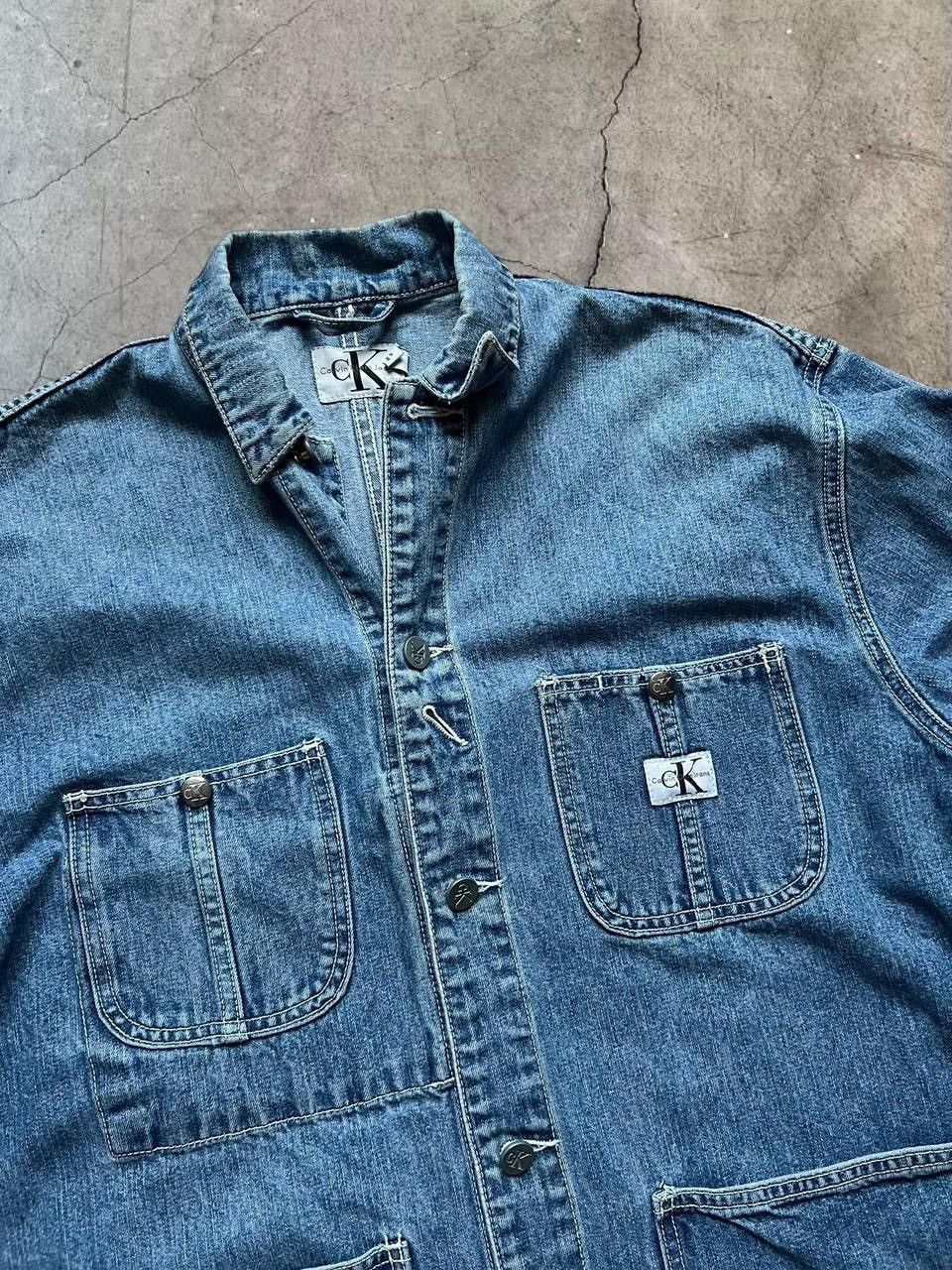 Calvin Klein Calvin Klein denim jean jacket Size US L / EU 52-54 / 3 - 2 Thumbnail