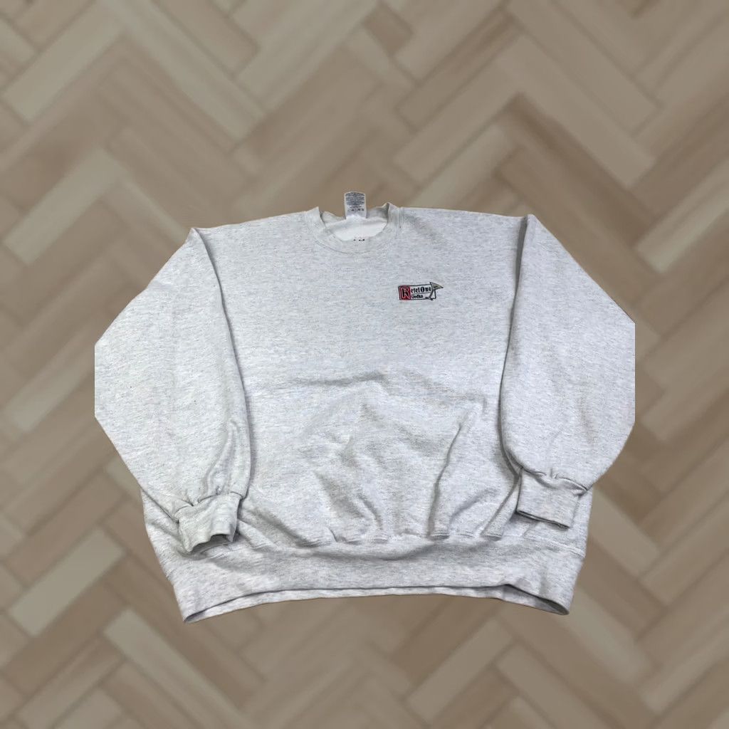 Jerzees Kettle One Vodka Promo Sweatshirt Men 2XL Gray Pullover Liquor Jerzees Sweatshirt Crew Neck Long Sleeve Winter Size US XXL / EU 58 / 5 - 1 Thumbnail