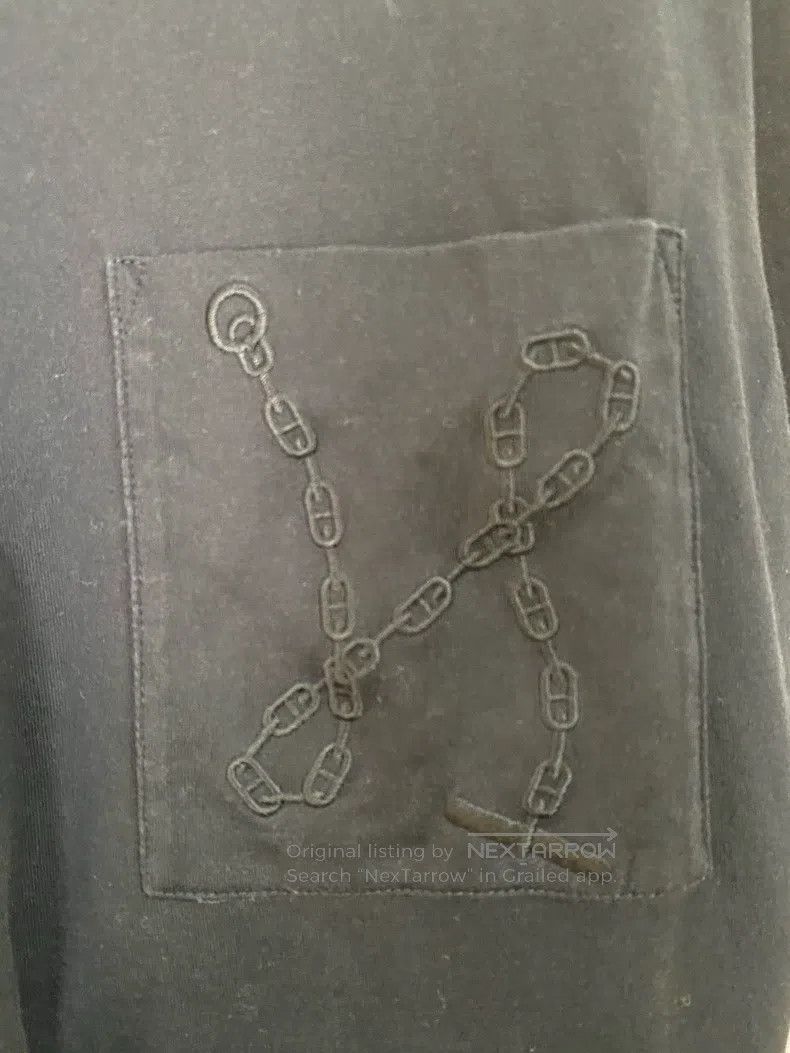 Hermes Hermes Black Dress with Delicate Chain Embroidery Pattern Size XS / US 0-2 / IT 36-38 - 3 Thumbnail