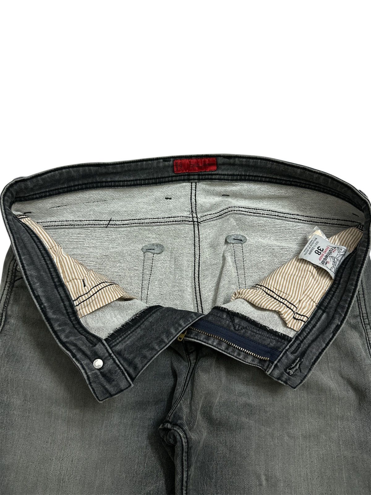 GOA Dsquared2 Washed Grey Jeans Amiri Junya Watanabe Style Jeans Size US 36 / EU 52 - 14 Thumbnail