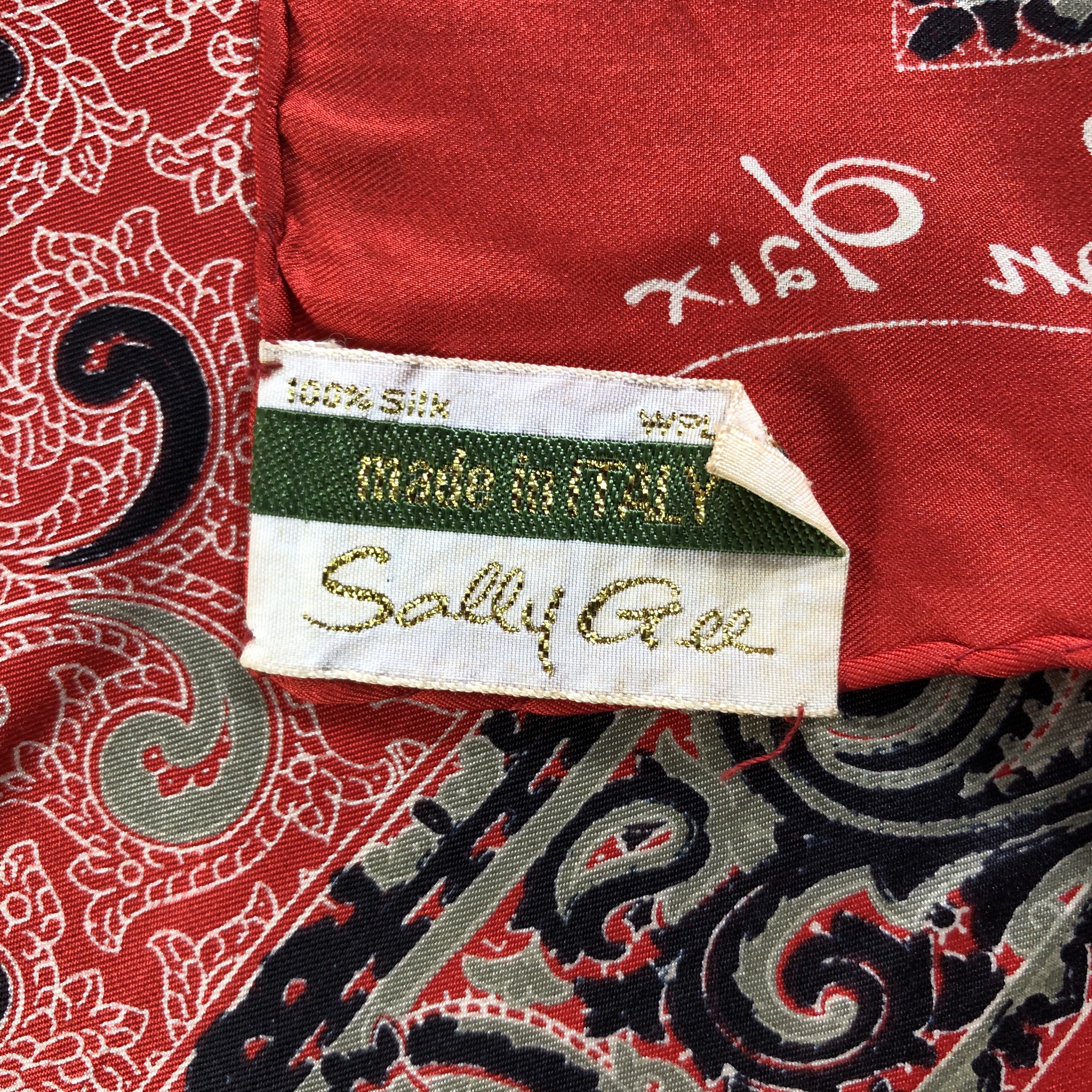Vintage Vintage Silk Scarf Size ONE SIZE - 5 Thumbnail