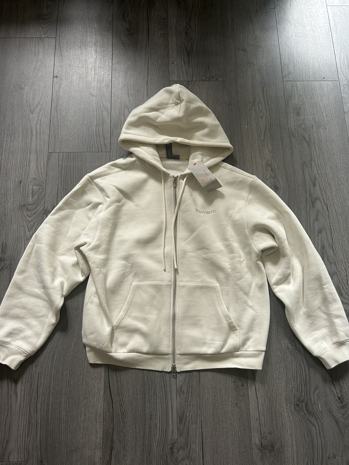 Sweaty Betty Sweaty Betty Elevated Zip Up Hoodie Lily White Size M / US 6-8 / IT 42-44 - 1 Thumbnail