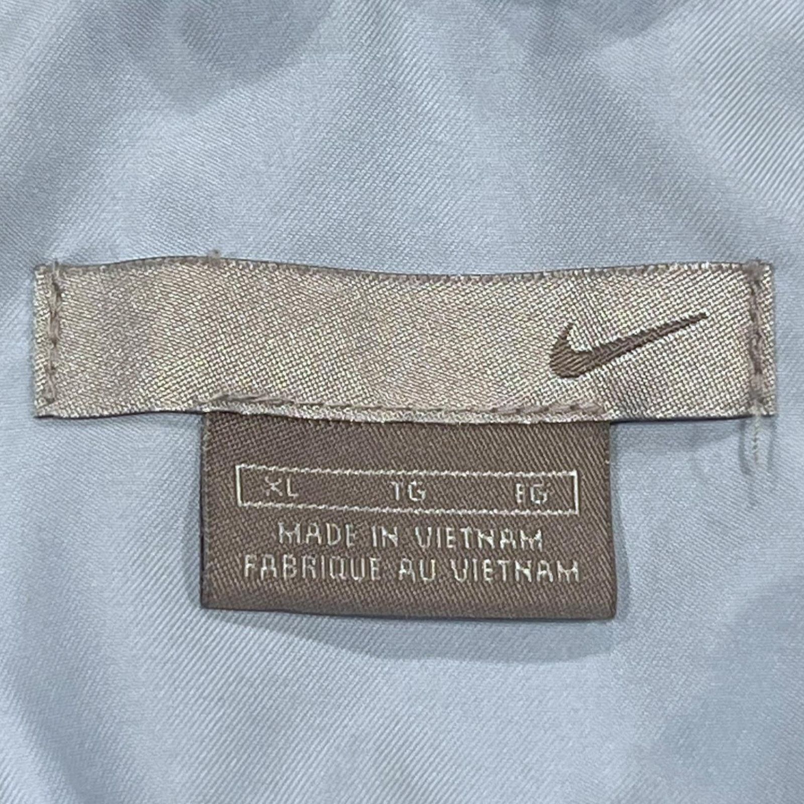 Nike Nike (Vintage) Light Blue & Grey Full-Zip Track Jacket Size US XL / EU 56 / 4 - 4 Thumbnail
