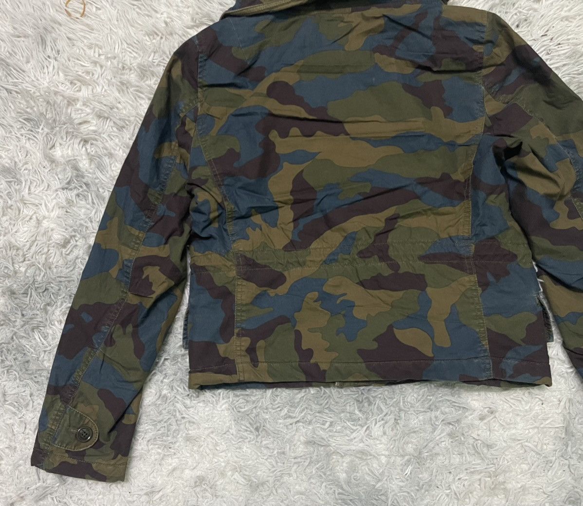 Japanese Brand 2000s JOHN BULL CAMO LIGHT JACKET RARE Size M / US 6-8 / IT 42-44 - 11 Thumbnail