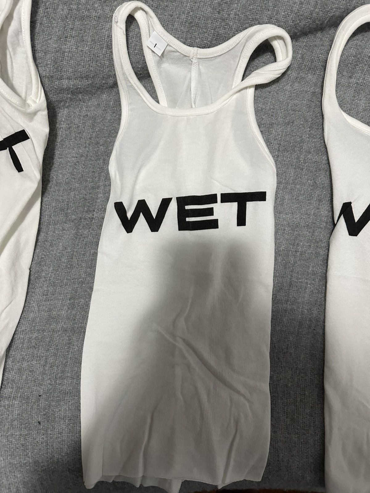 Kanye West × Mowalola YEEZY & MOWALOLA WET TANK | Grailed