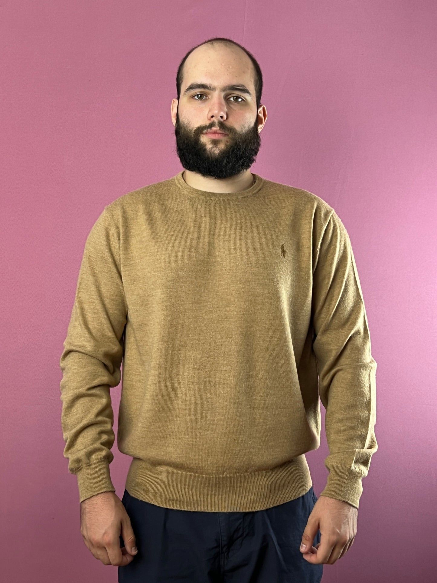 Polo Ralph Lauren Polo Ralph Lauren Vintage Men's Menrino Wool Knit Sweater-L Size US L / EU 52-54 / 3 - 2 Thumbnail