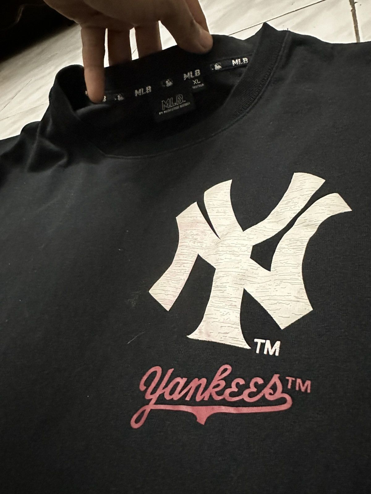 MLB New Era New York Yankees MLB Line Logo Black Size US XL / EU 56 / 4 - 4 Thumbnail