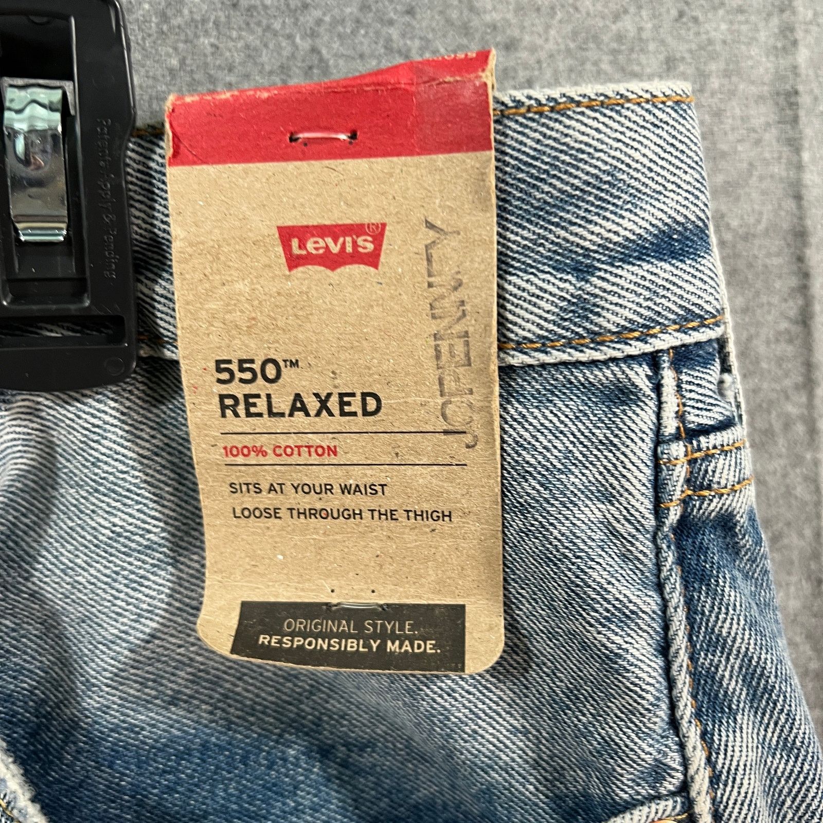Levi's Levi's Men's 550 RELAXED Jeans W38 L32 Blue Denim Size US 38 / EU 54 - 10 Thumbnail