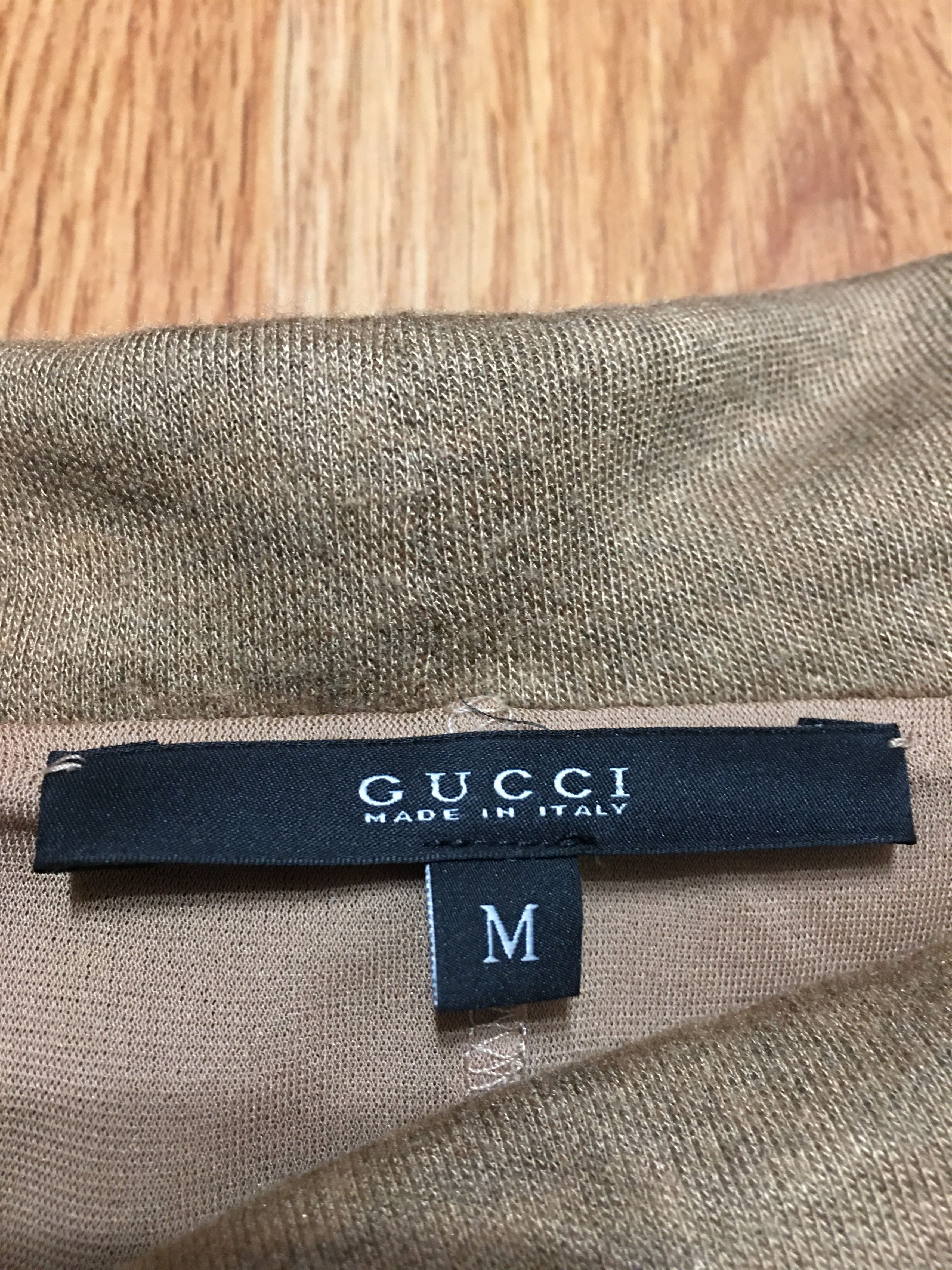 Gucci GUCCI Beige Viscose Midi Dress Size M Size M / US 6-8 / IT 42-44 - 8 Thumbnail
