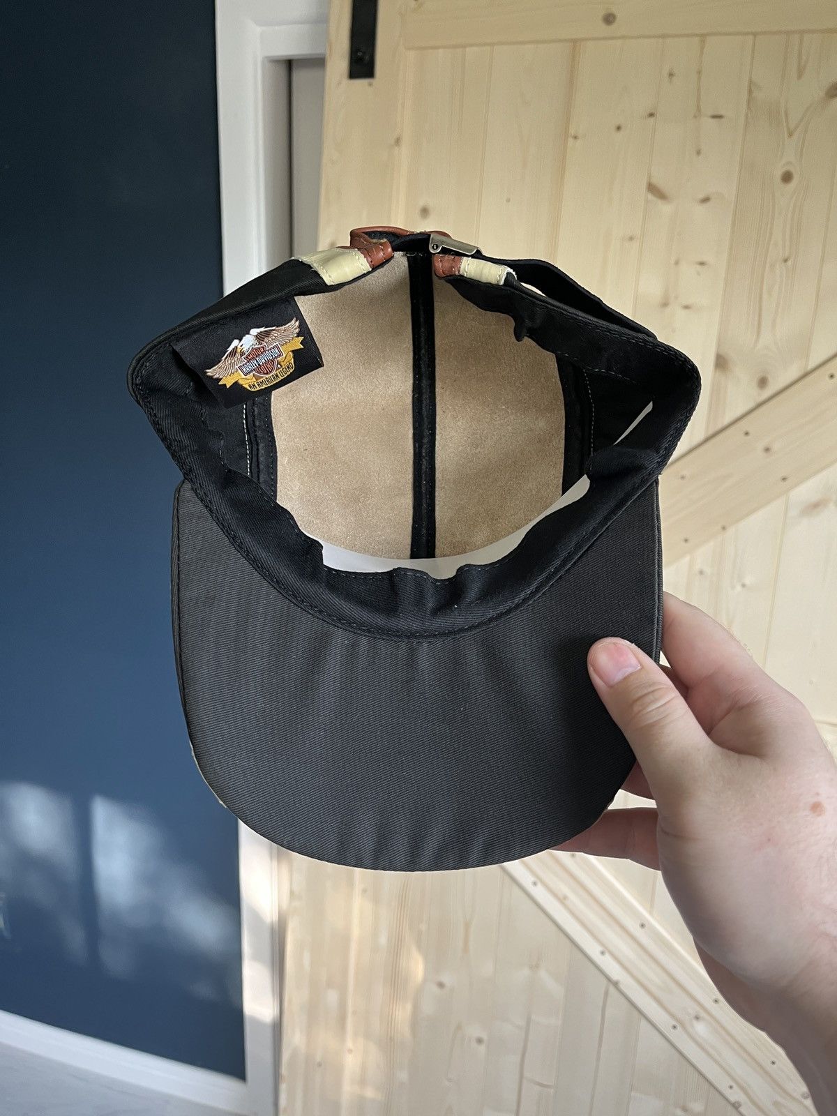 Harley Davidson Vintage 90’s Harley Davidson Promo Strap-back Hat Size ONE SIZE - 2 Thumbnail