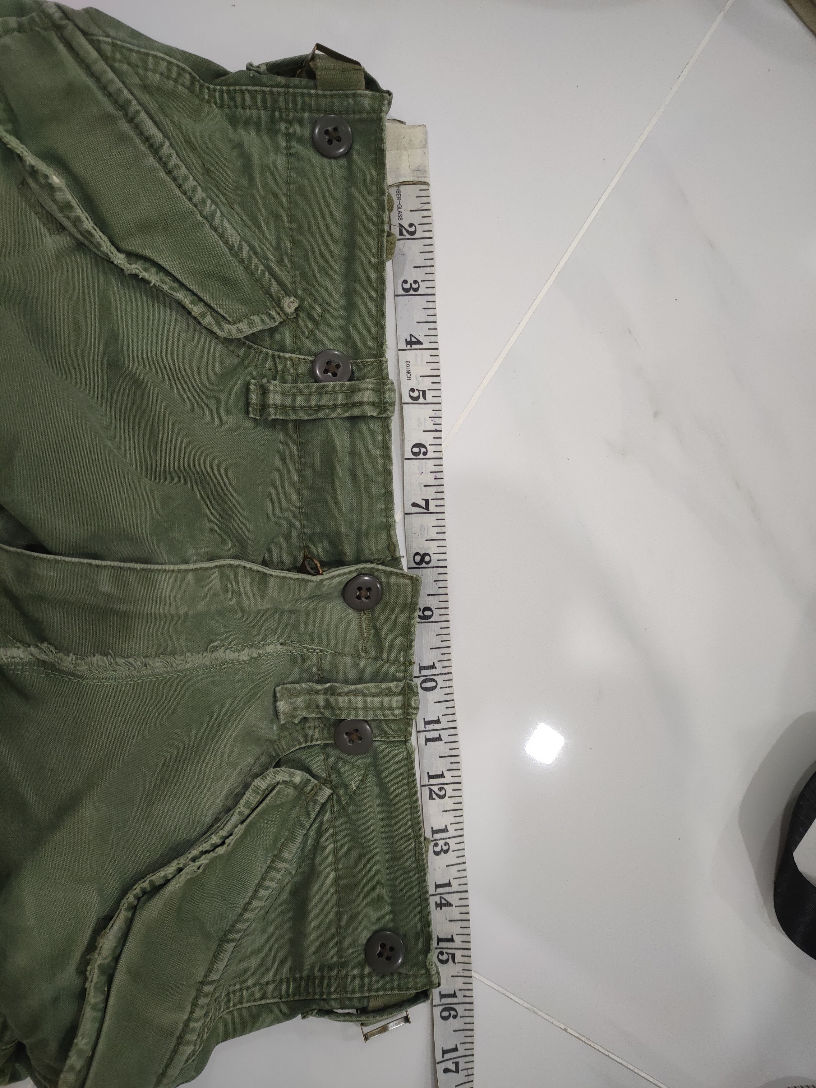 Japanese Brand VINTAGE JAPANESE BRAND GP FADED BONDAGE CARGO PANTS Size US 29 - 12 Thumbnail