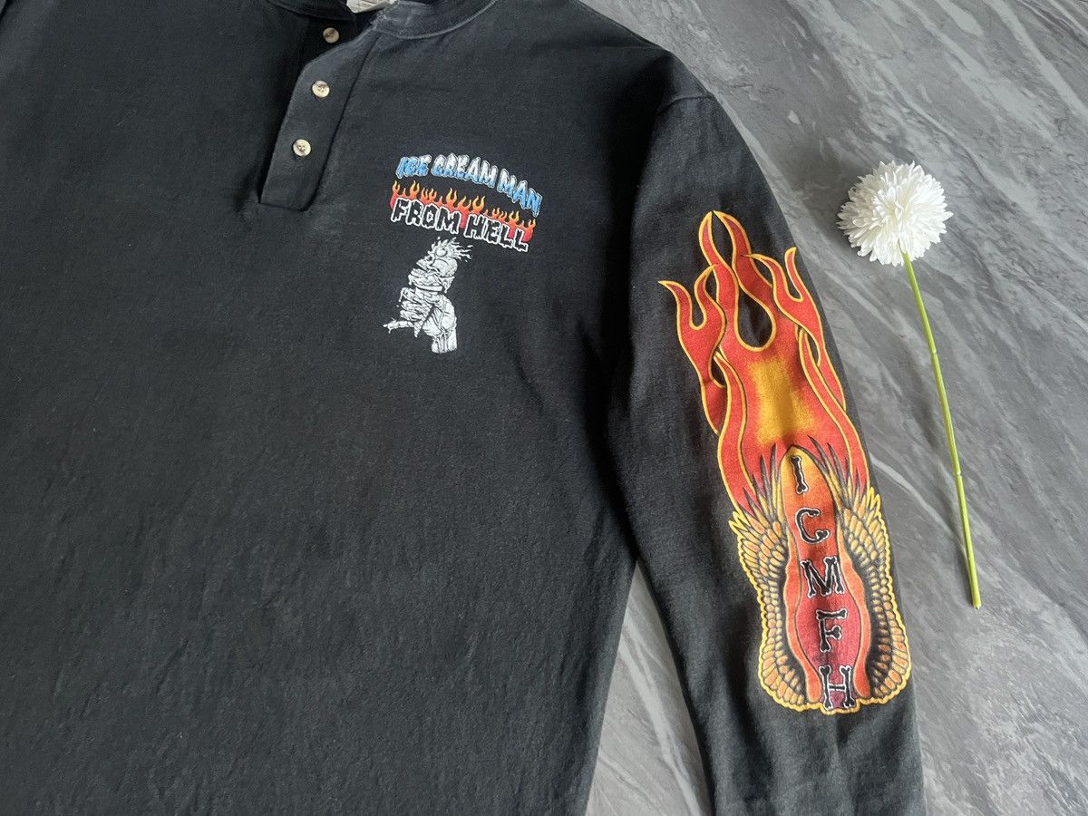 Other Cotton Deluxe : Ice Cream Hell Flame ICMFM Long Sleeve Size US L / EU 52-54 / 3 - 5 Thumbnail