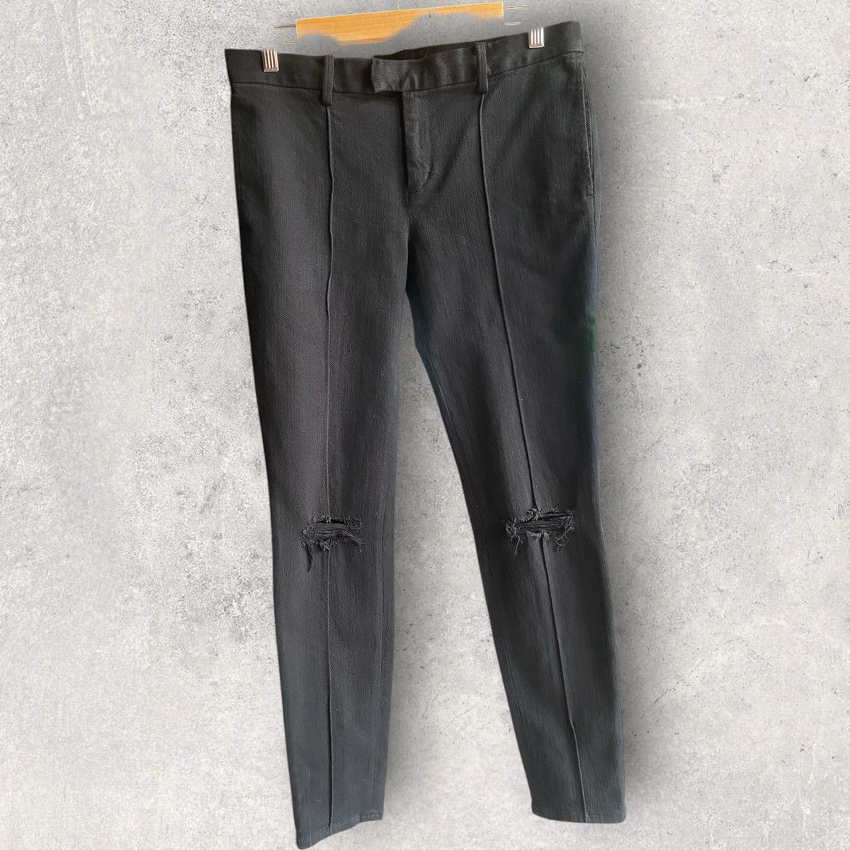 Undercover SS15 Stretch Skinny Ripped Chino Pants Size US 30 / EU 46 - 4 Thumbnail