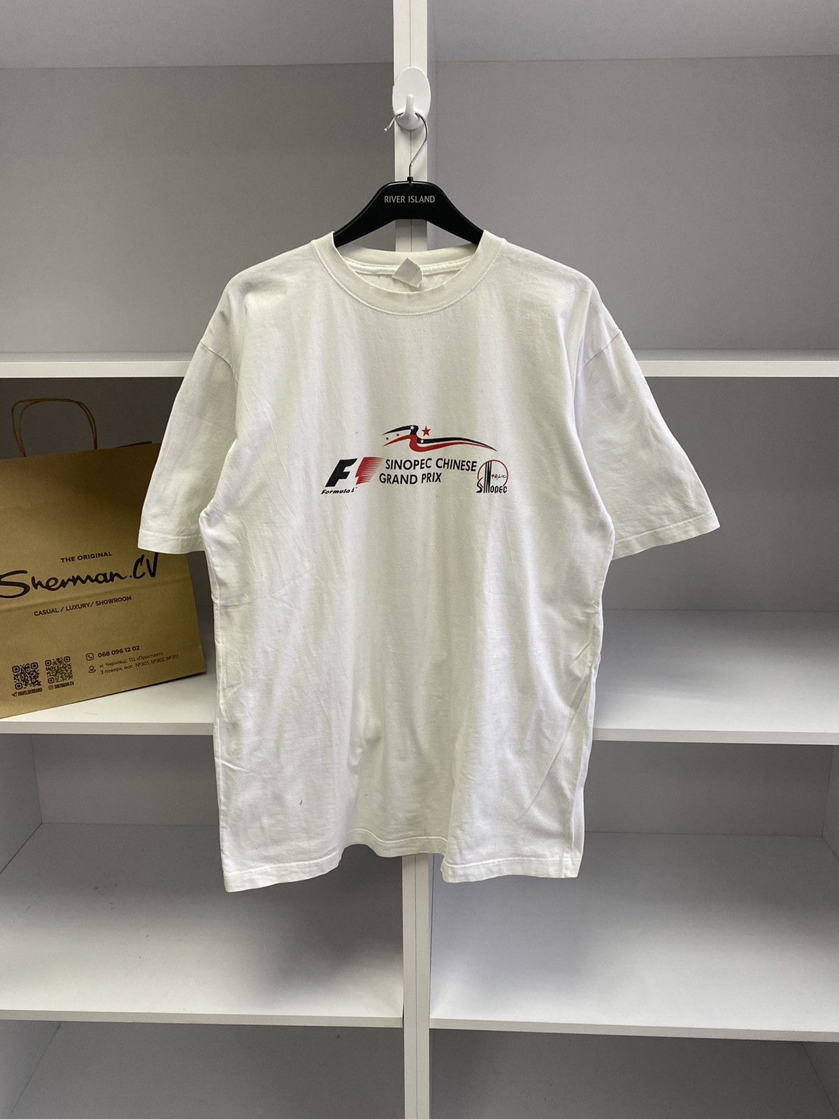 Vintage Vintage Formula 1 Grand Prix Racing Tee Size US XL / EU 56 / 4 - 2 Thumbnail