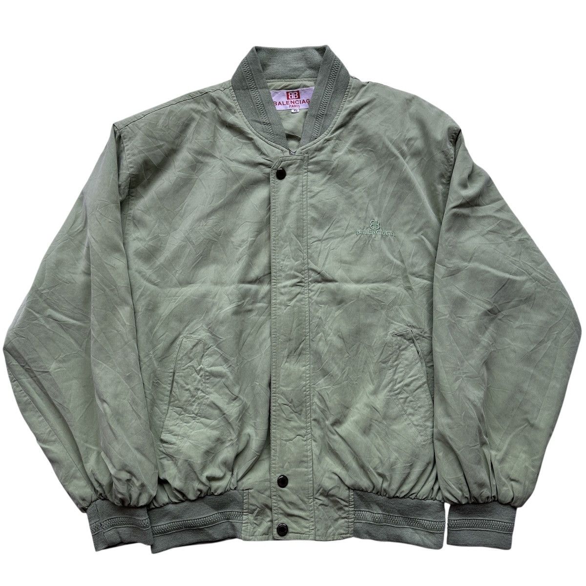 Balenciaga × Vintage Vintage Balenciaga Bomber Jacket Size US XL / EU 56 / 4 - 1 Thumbnail