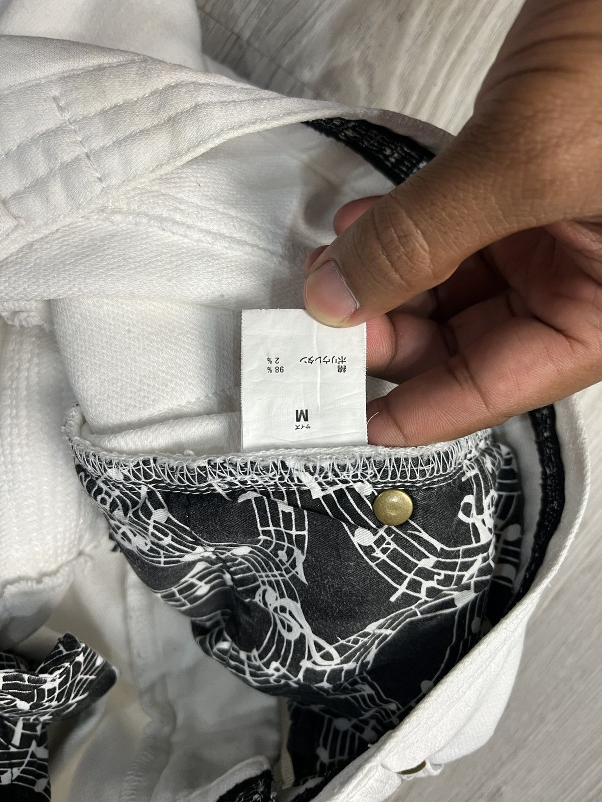 Number (N)ine Number Nine x 1PIU1UGUALE3 Distressed Pants Size US 32 / EU 48 - 6 Thumbnail